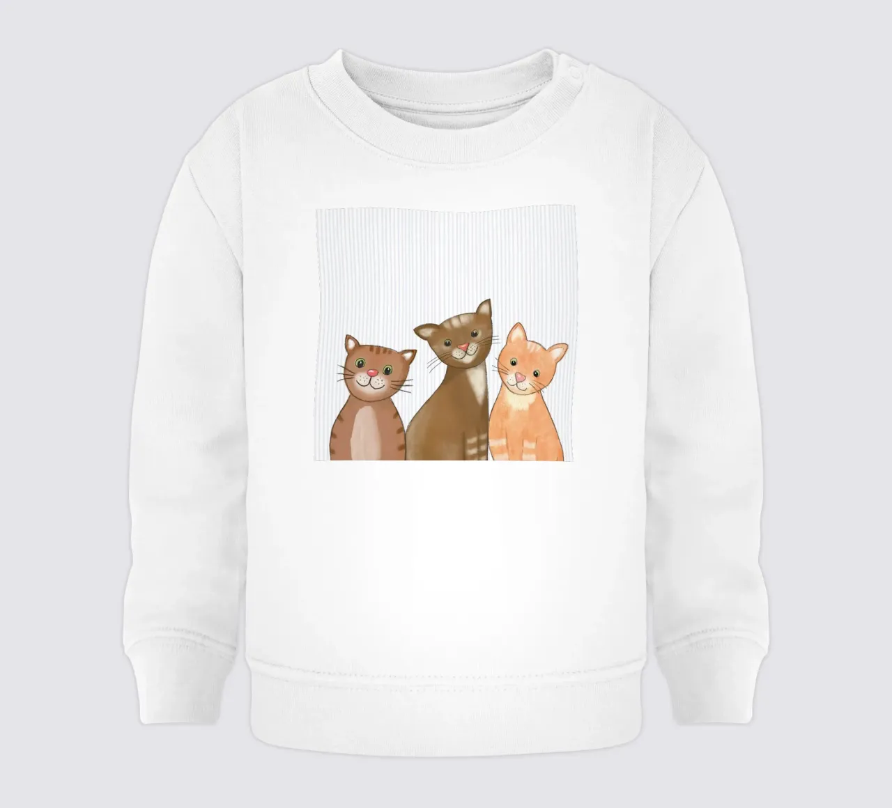 Drei Katzen felpa neonato da Farbwelten
