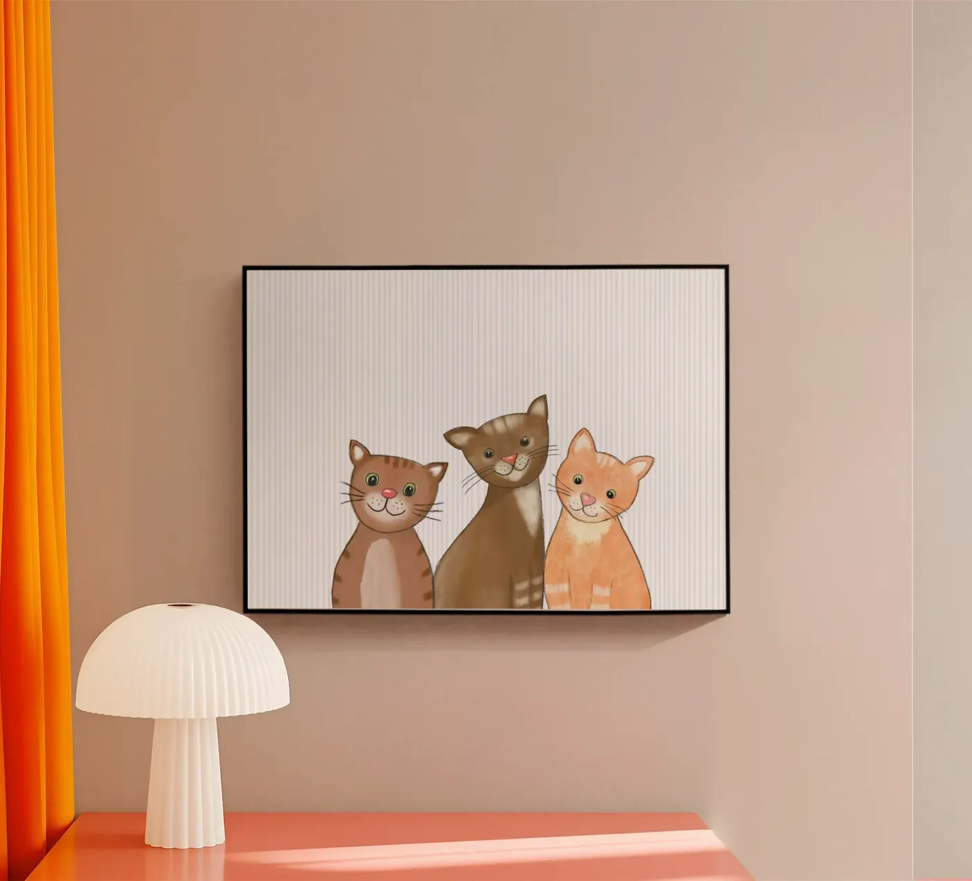 Drei Katzen plexiglass da Farbwelten