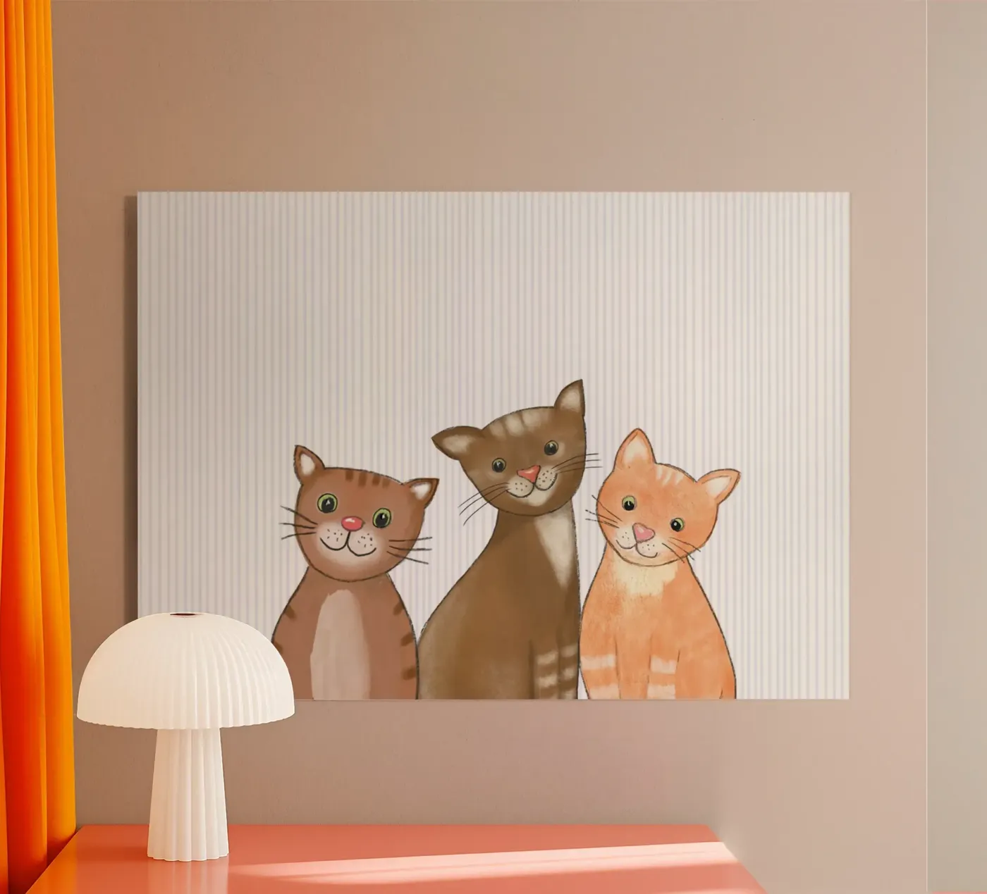 Drei Katzen plexiglass da Farbwelten