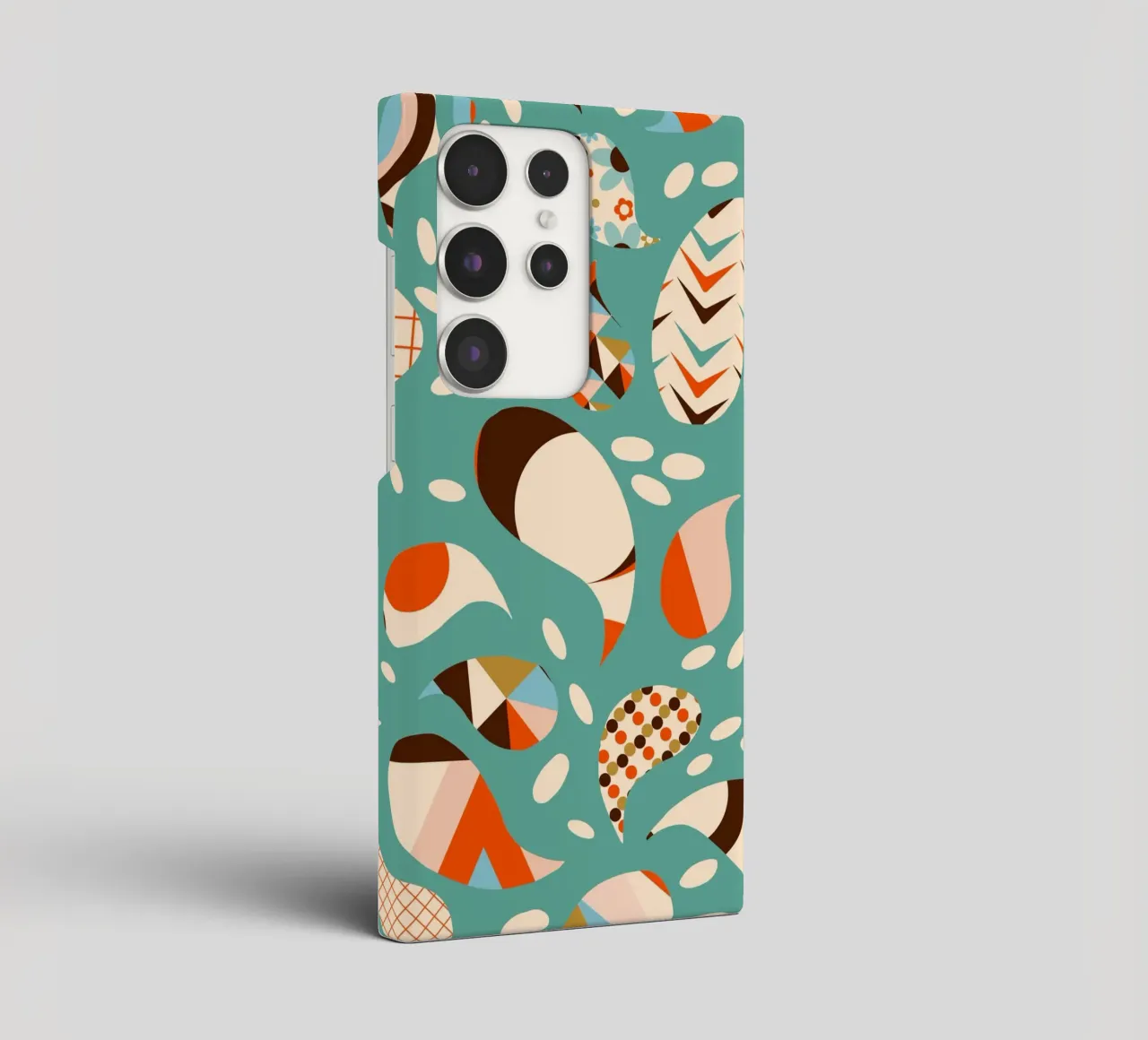 Patchwork Paisley retrò - Boho moderno di metà secolo cover samsung da susanacosta