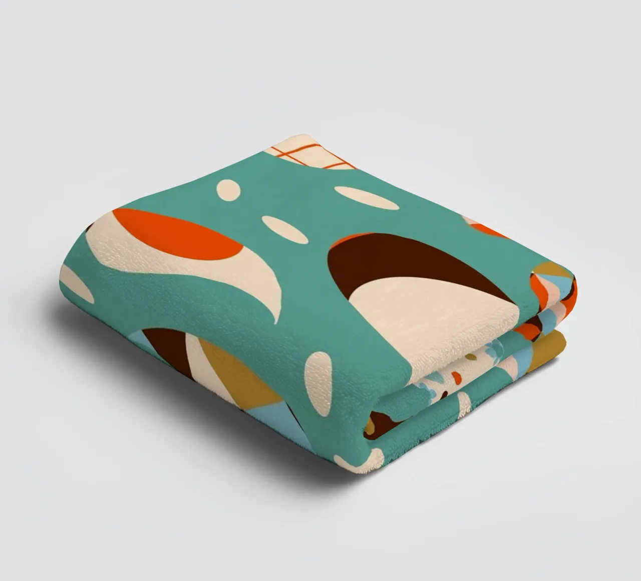 Retro Patchwork Paisley - Boho Moderno de Mediados de Siglo toalla de baño de susanacosta