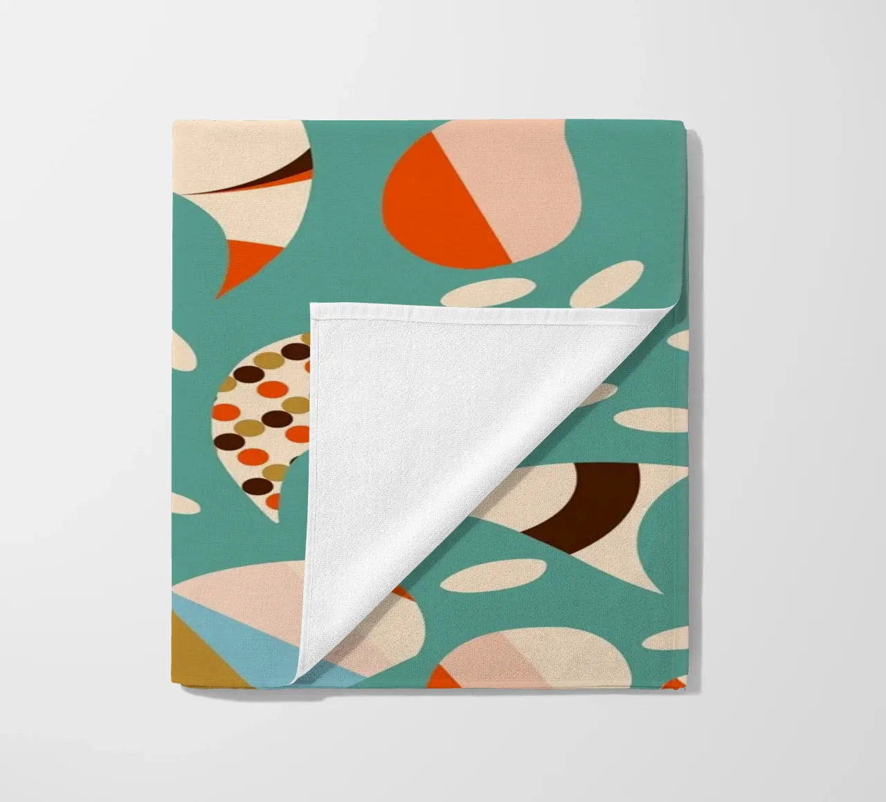 Retro Patchwork Paisley - Mid-Century Modern Boho serviette de plage de susanacosta