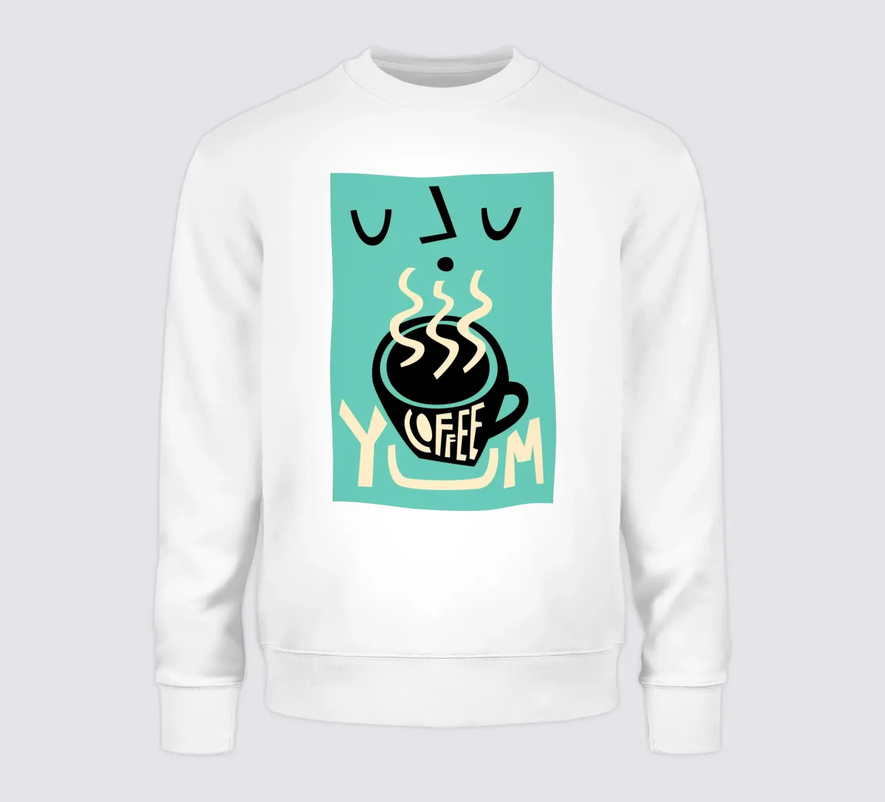 Yum Koffie sweatshirt van Fox & Velvet