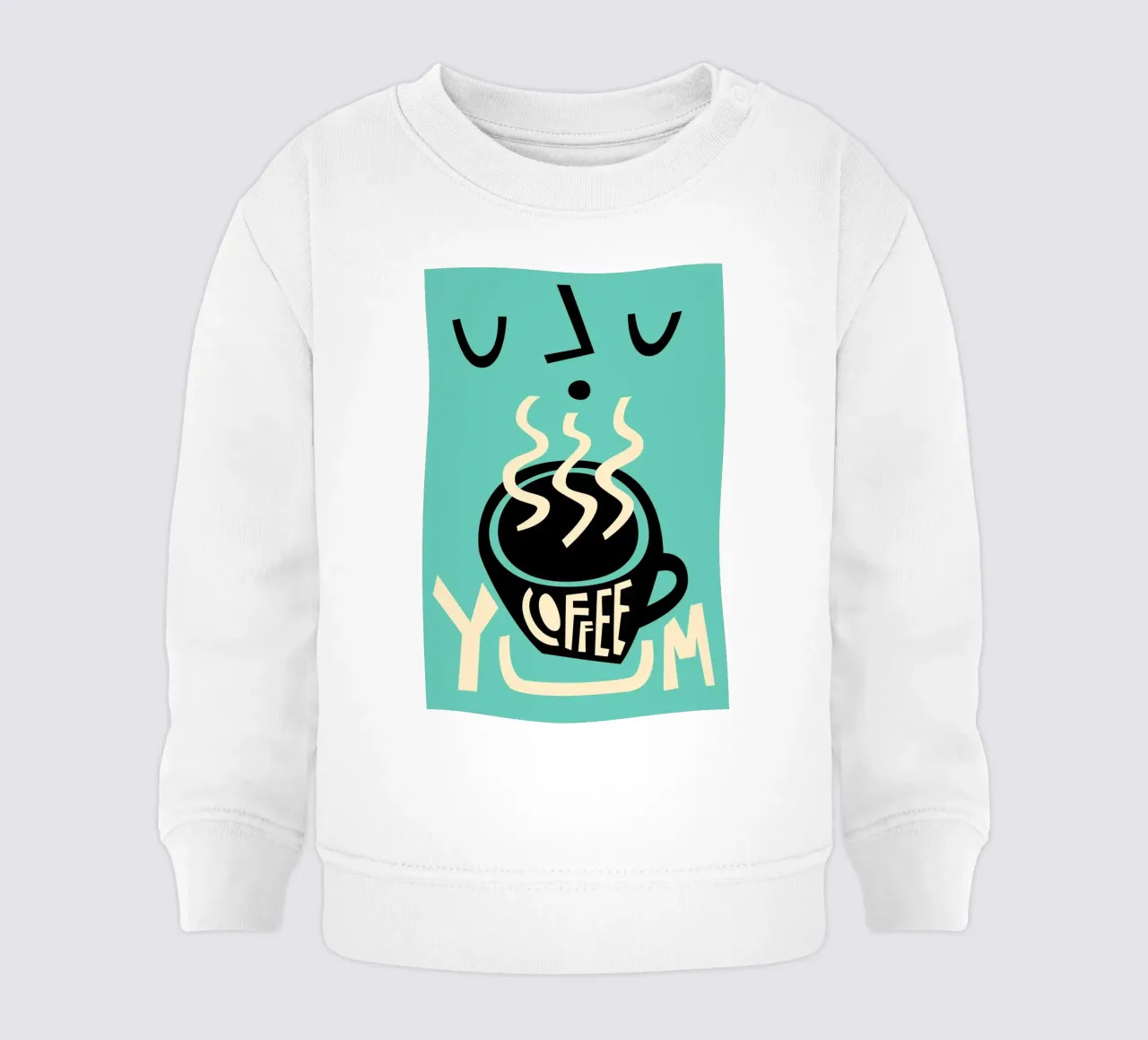 Café Yum sudadera de bebé de Fox & Velvet