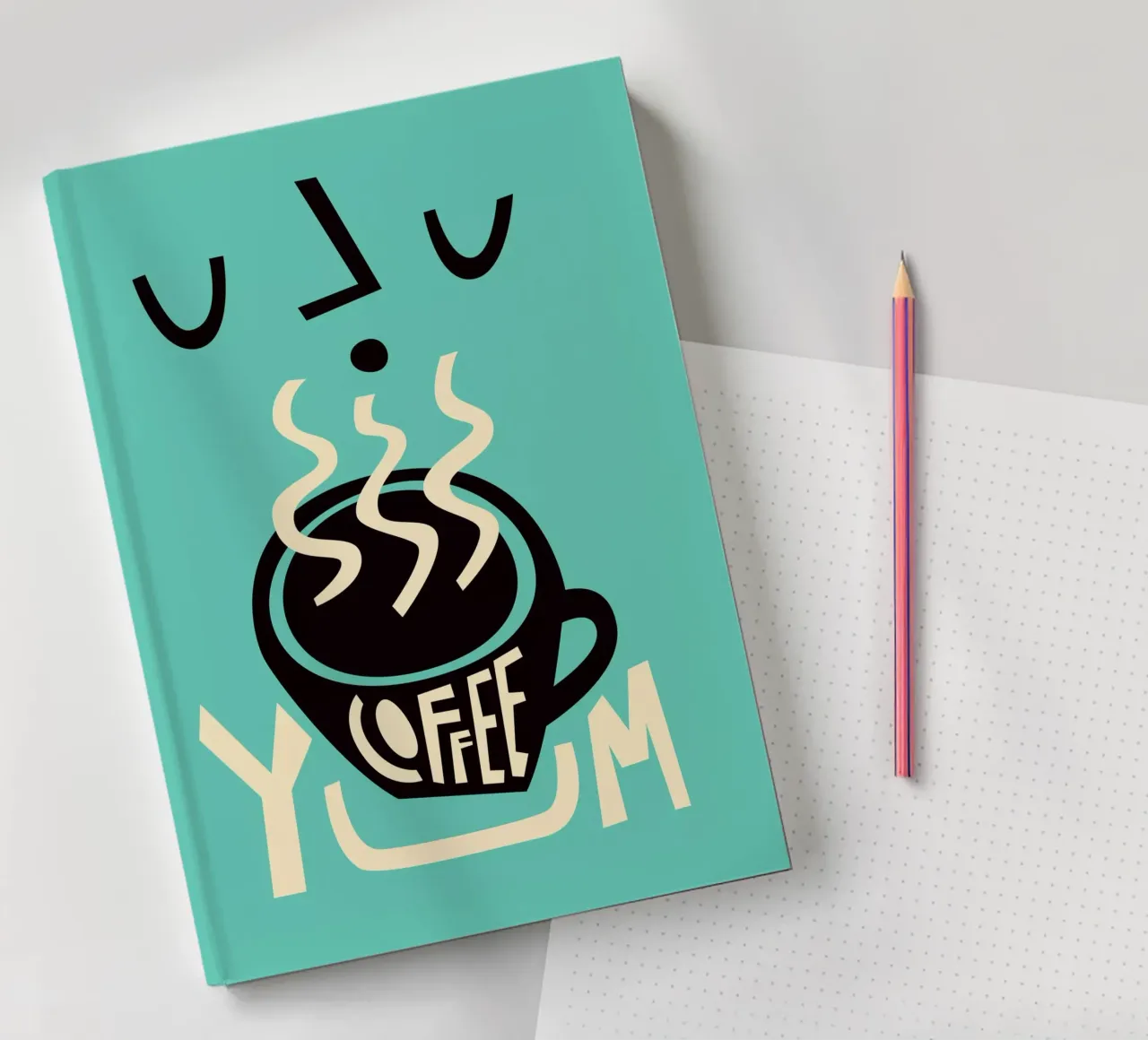 Café Yum carnet de notes de Fox & Velvet