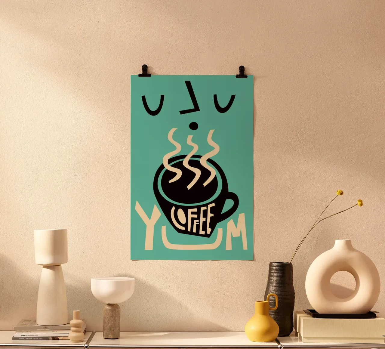 Caffè Yum poster da Fox & Velvet