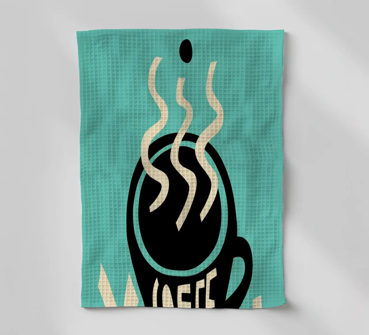 Café Yum torchon de Fox & Velvet