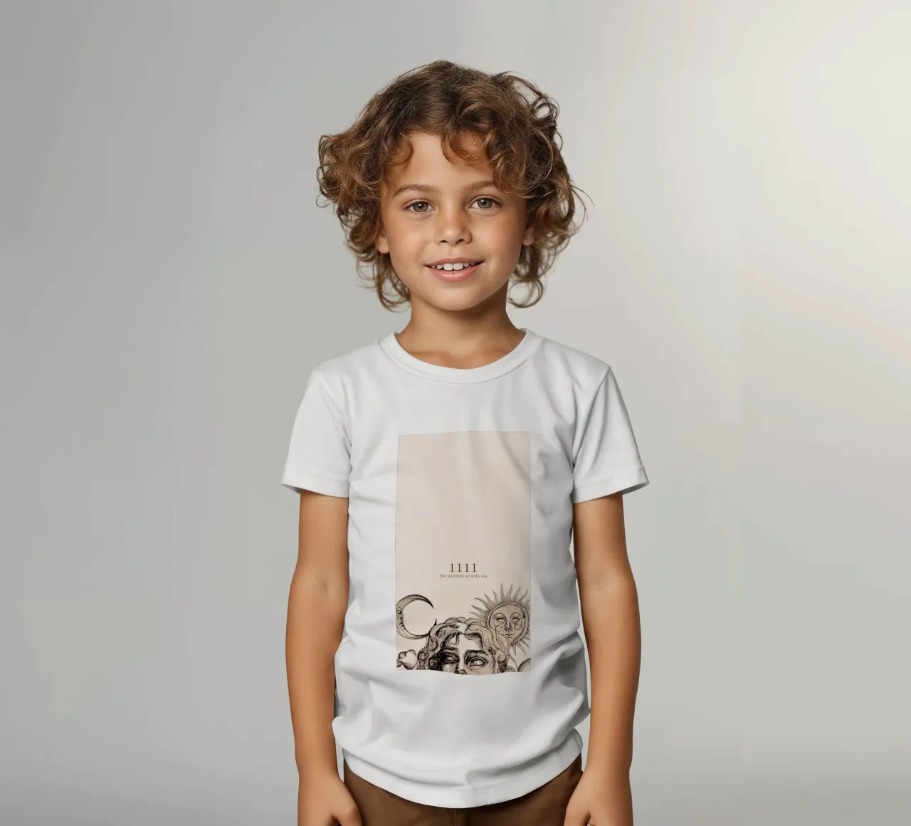 arte minimale t-shirt bambini da mitaco