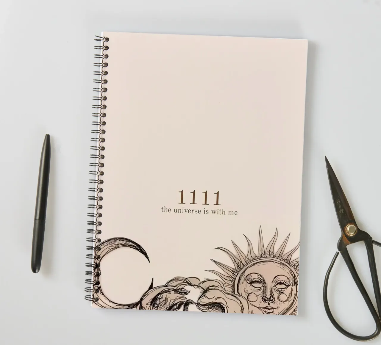 minimals art spiral notebook by mitaco
