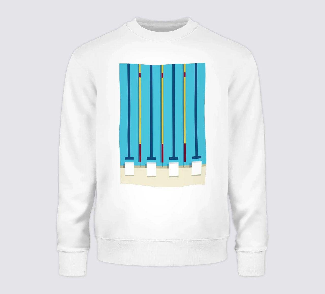 Vue aérienne d'une piscine sweat de mazzihanq