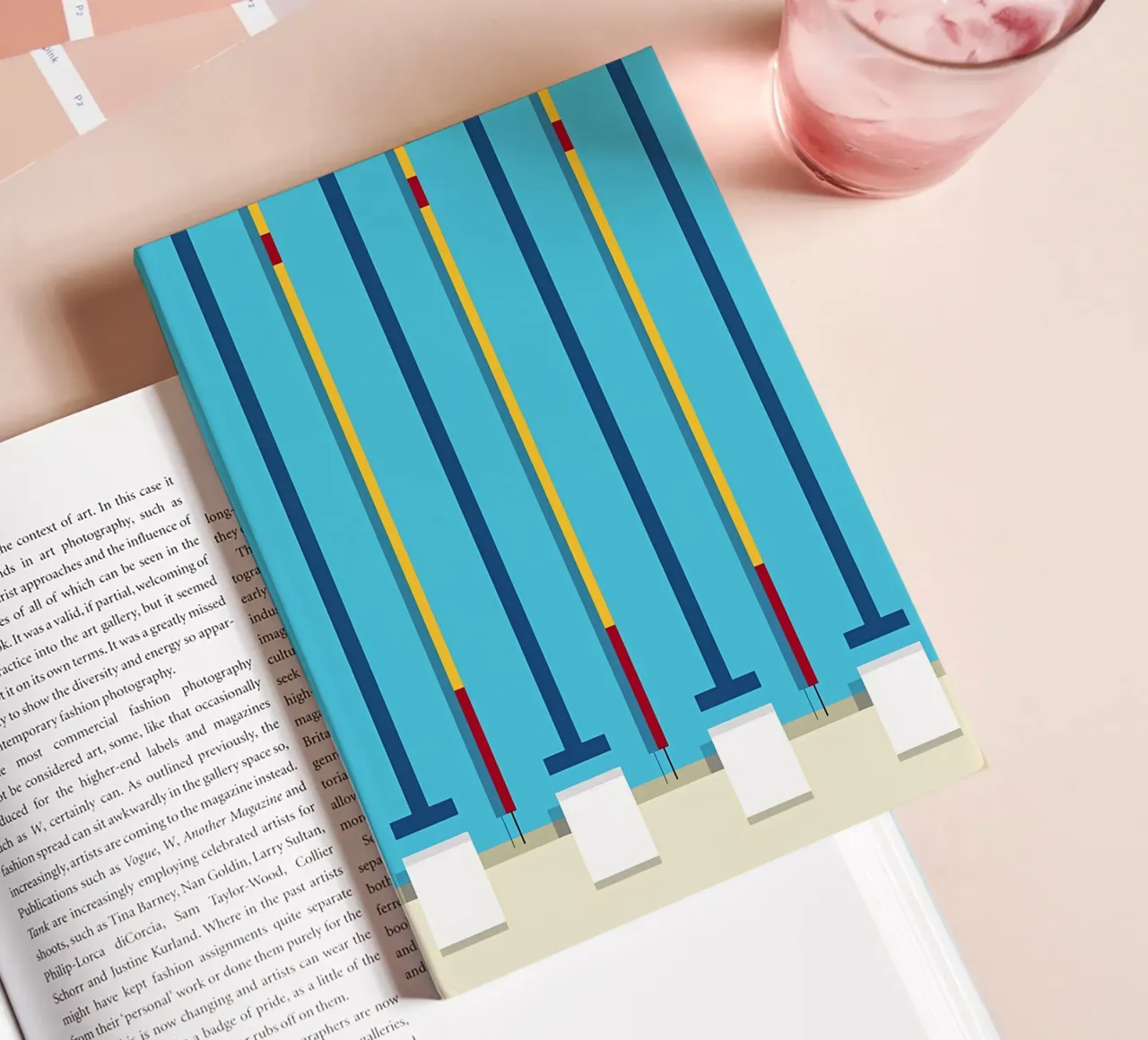 Vue aérienne d'une piscine carnet de notes de mazzihanq