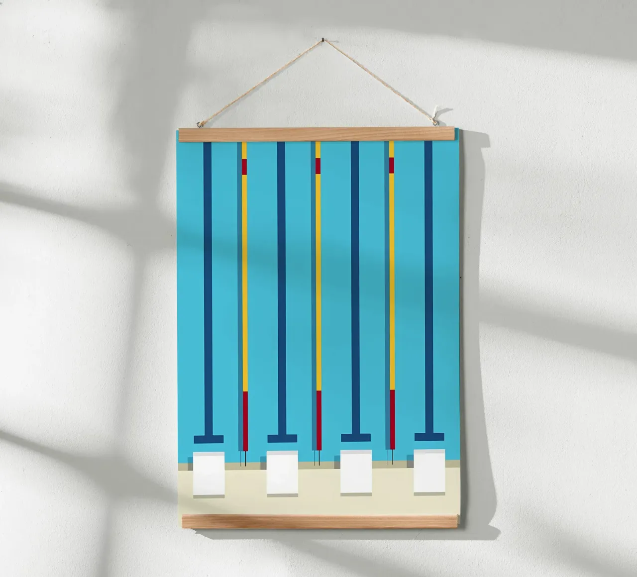 Luftaufnahme eines Schwimmbads Hahnemühle von mazzihanq
