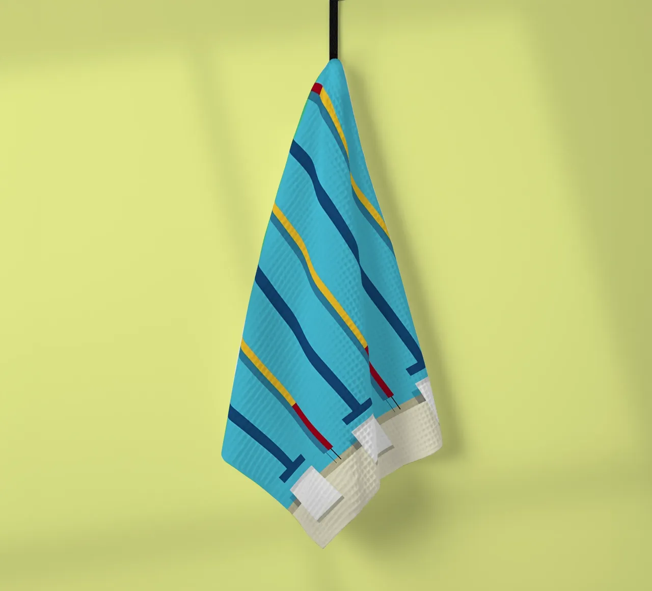 Vue aérienne d'une piscine torchon de mazzihanq