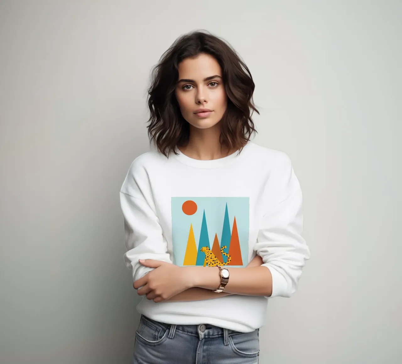 Cheetah in the Wild sweatshirt by Dharma