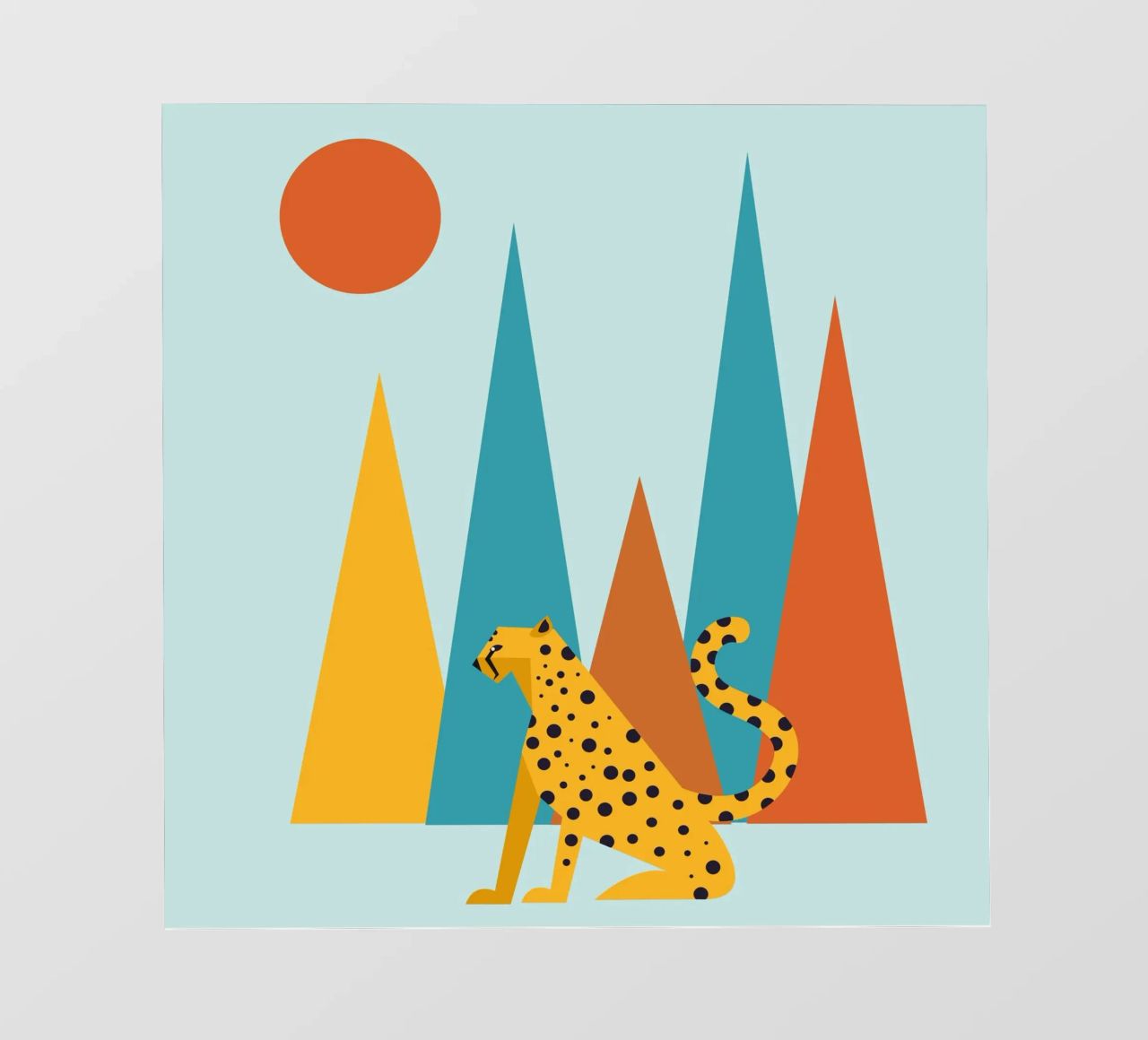 Cheetah in the Wild telo in pvc da Dharma