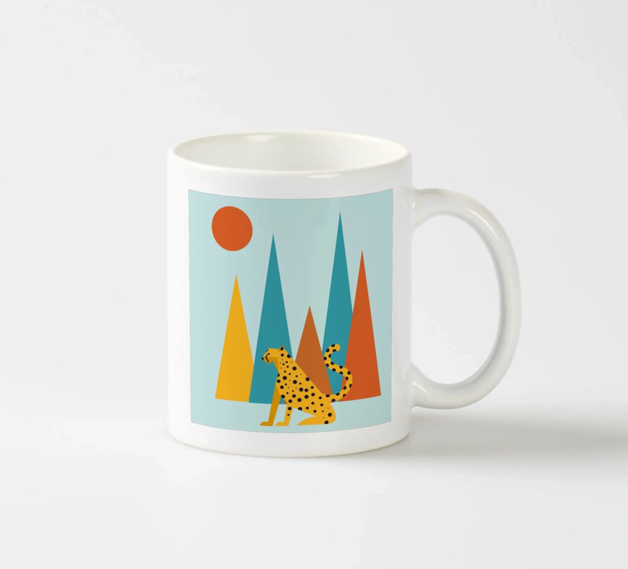 Cheetah in the Wild tazza in ceramica da Dharma