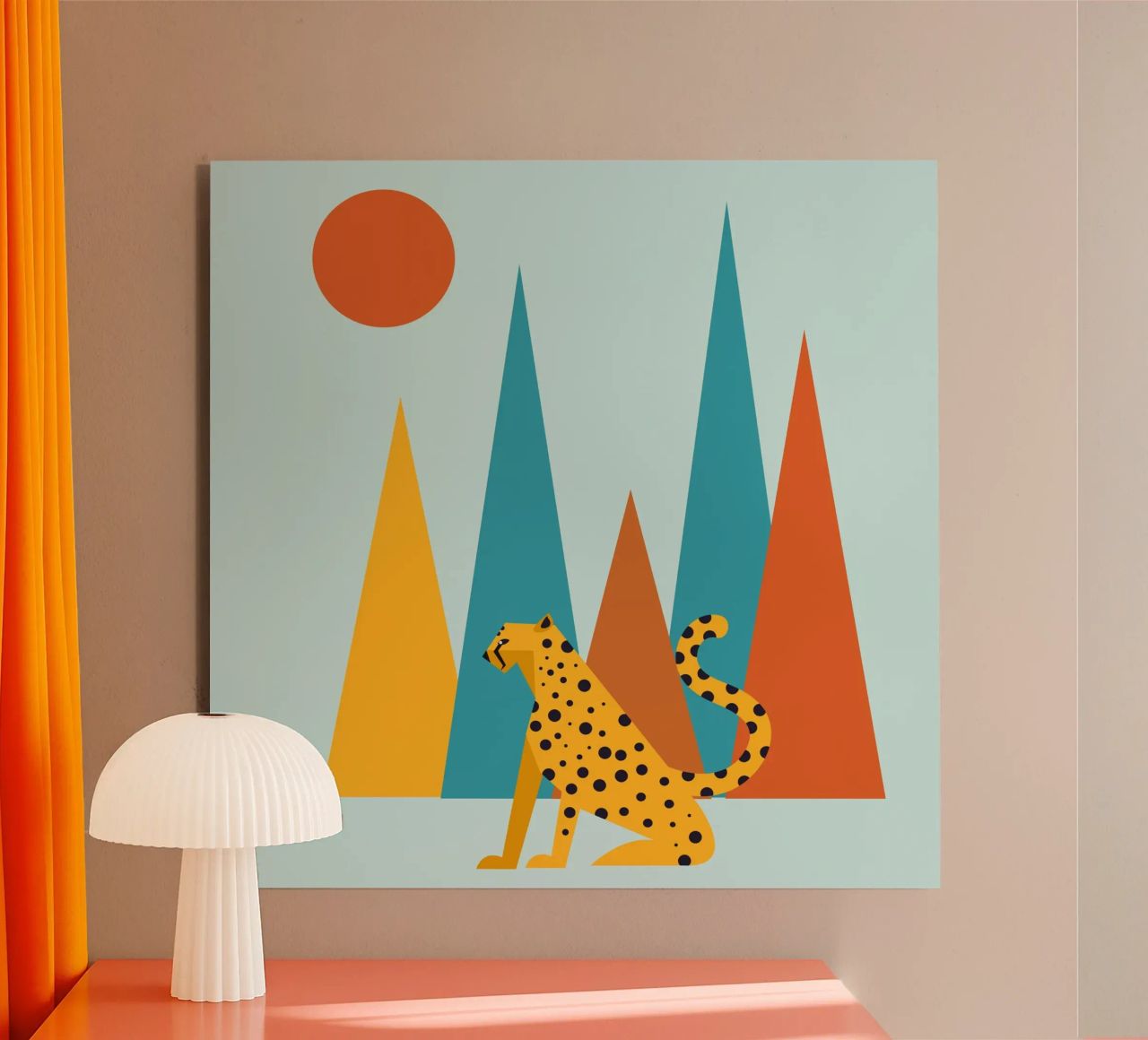 Cheetah in the Wild alluminio dibond da Dharma