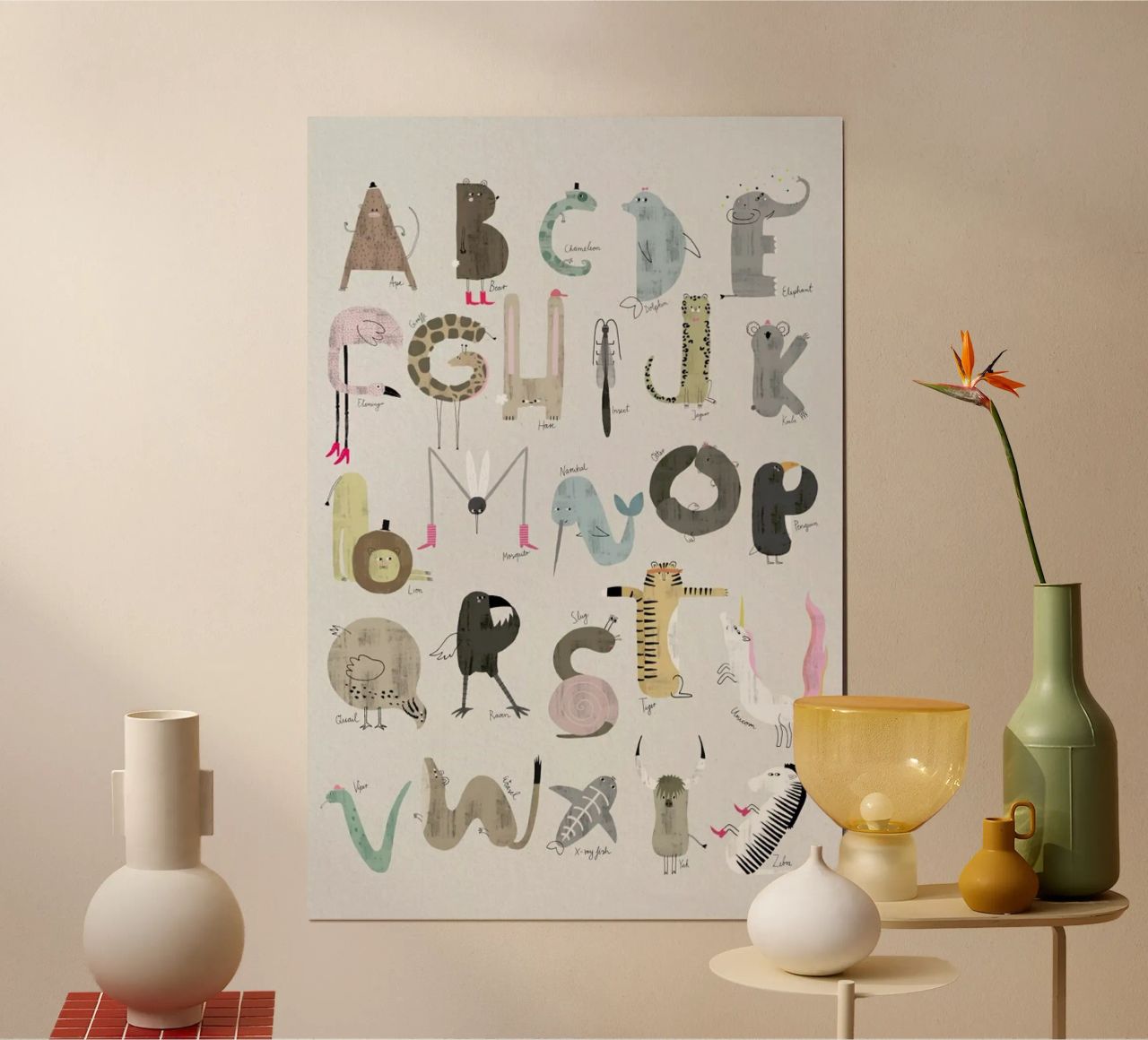 ABC Kids - English poster by typealive