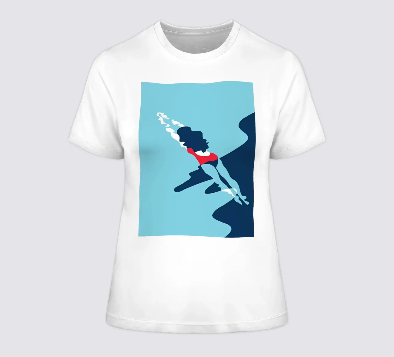 Malika Favre women's fitted t-shirt by diadang