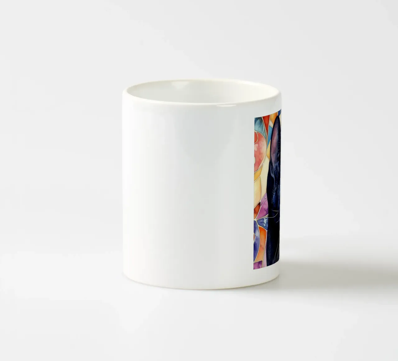 Gatto nero Rocky tazza in ceramica da Justyna Jaszke JBJart