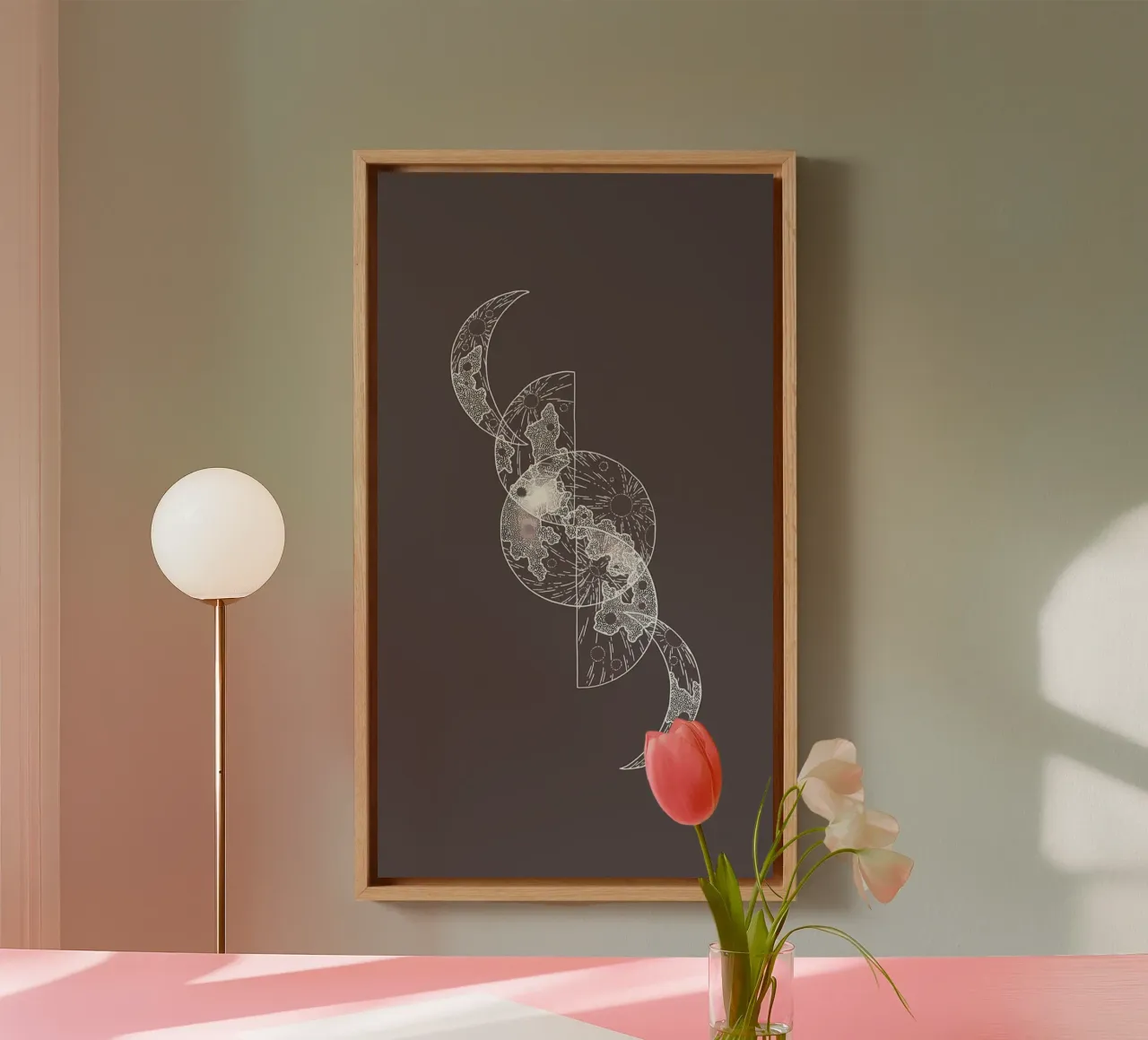 Minimale Kunst Leinwand von mitaco