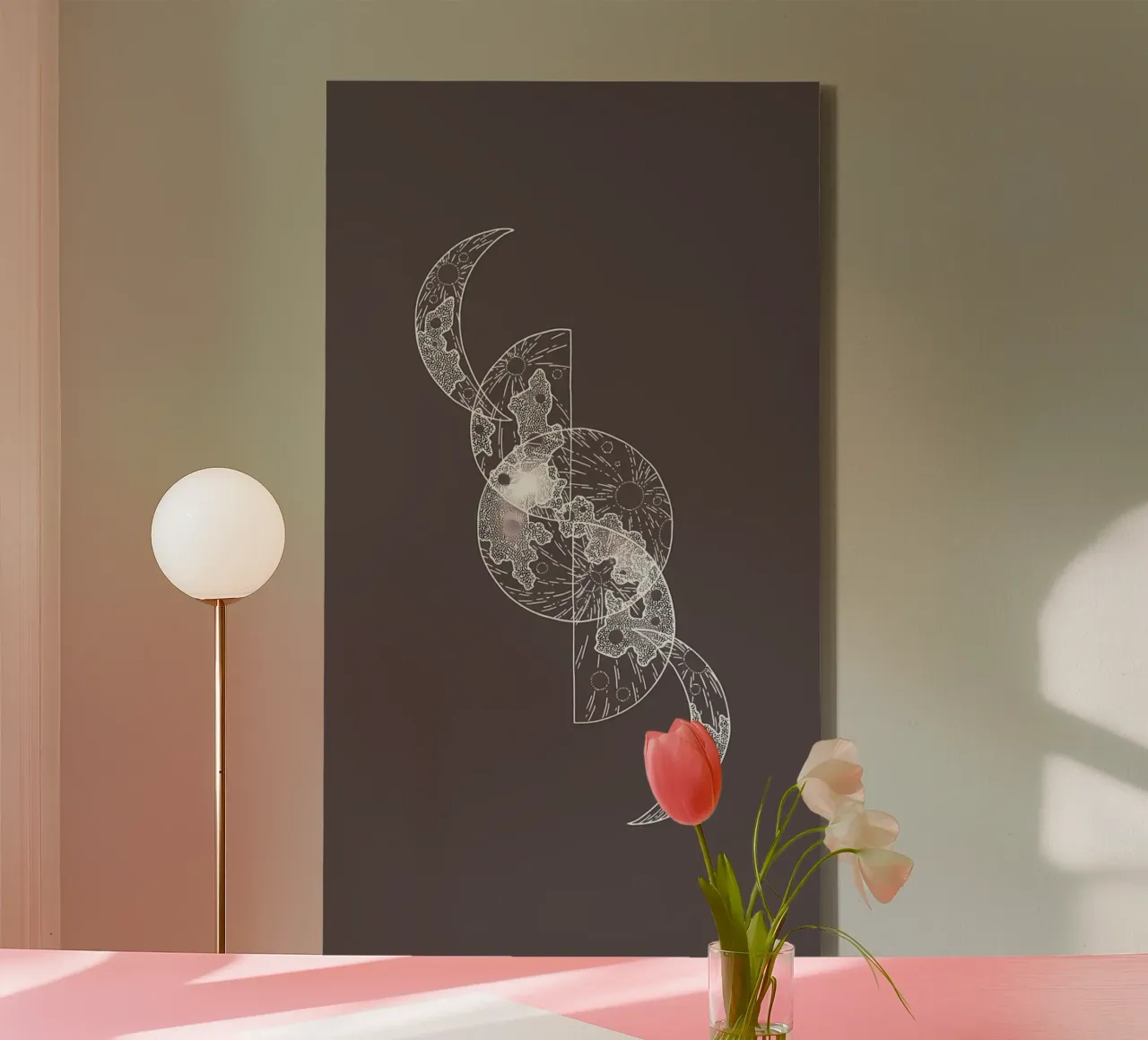 Minimale Kunst Leinwand von mitaco