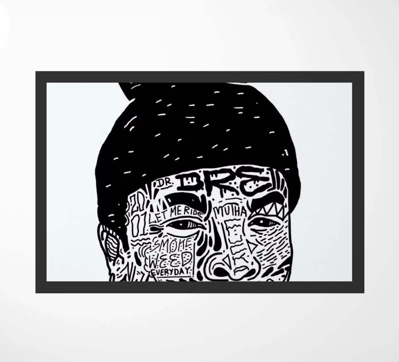 Dr.Dre Fußmatte von Nick Cocozza