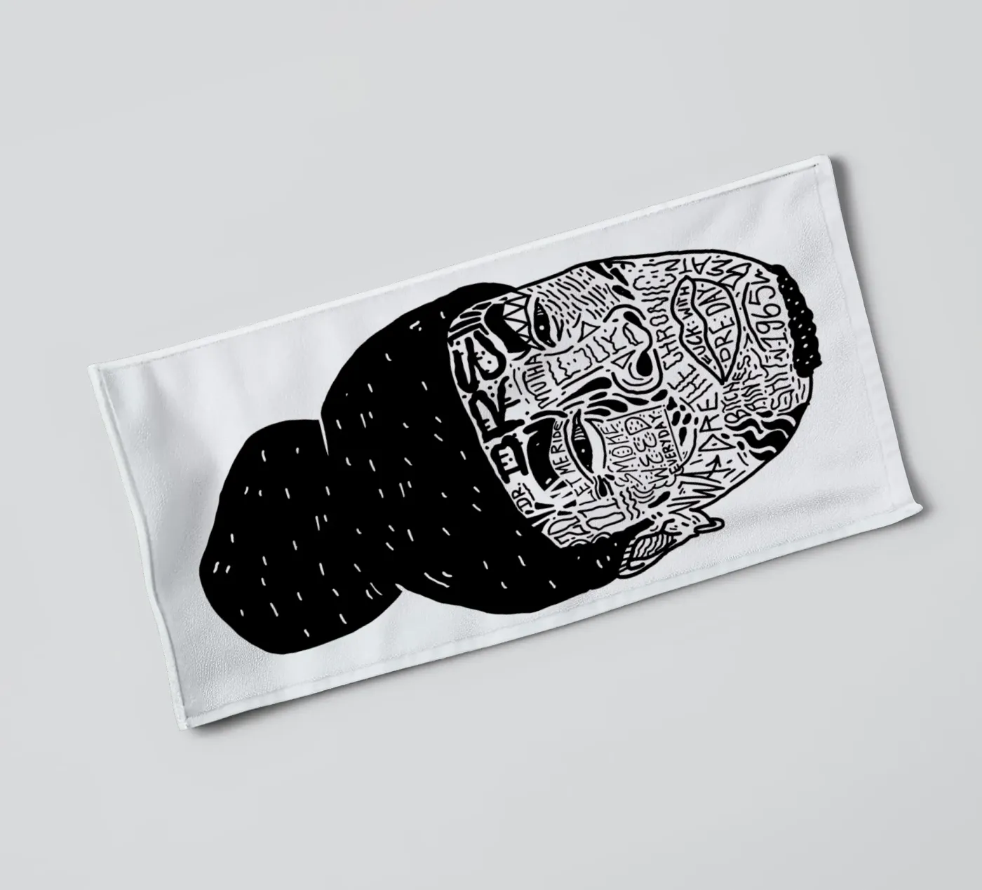 Dr.Dre towel by Nick Cocozza