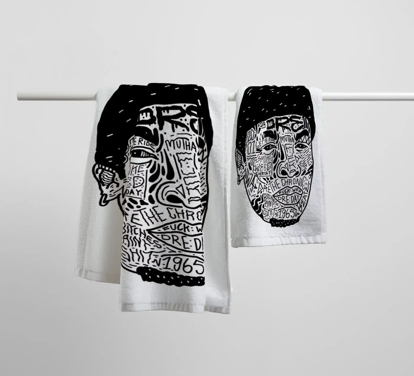 Dr.Dre towel by Nick Cocozza