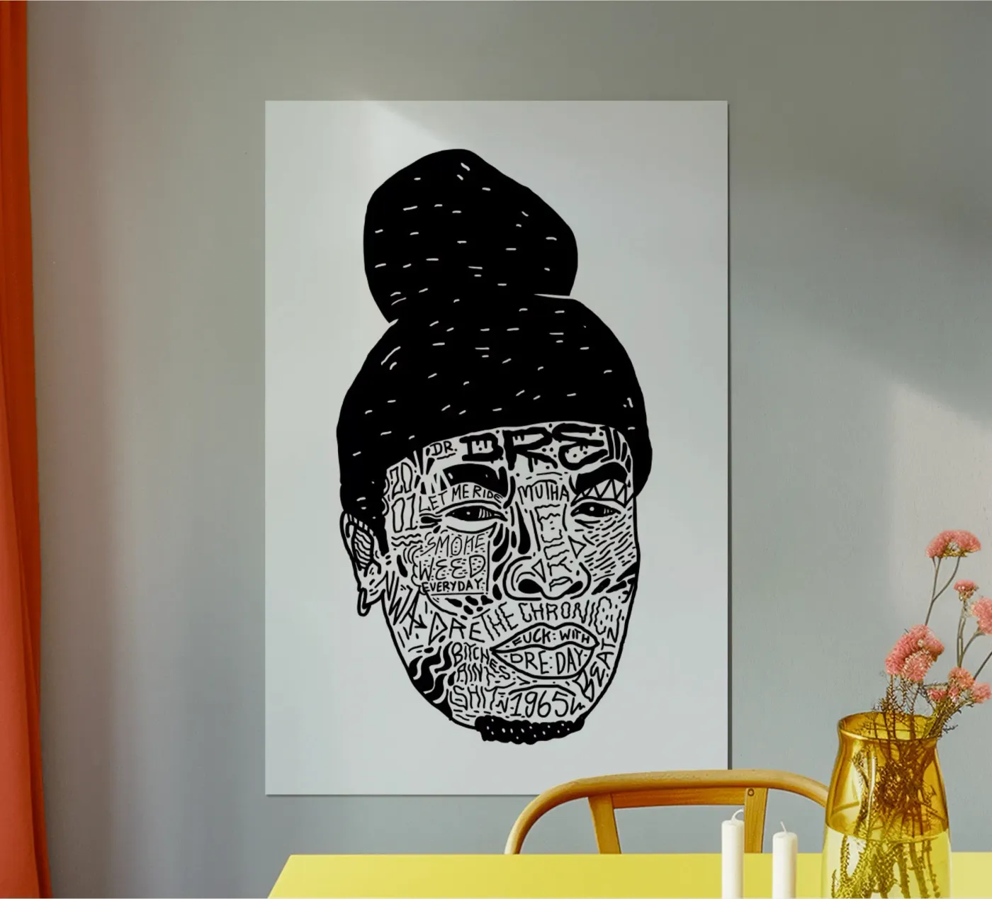 Dr.Dre poster van Nick Cocozza