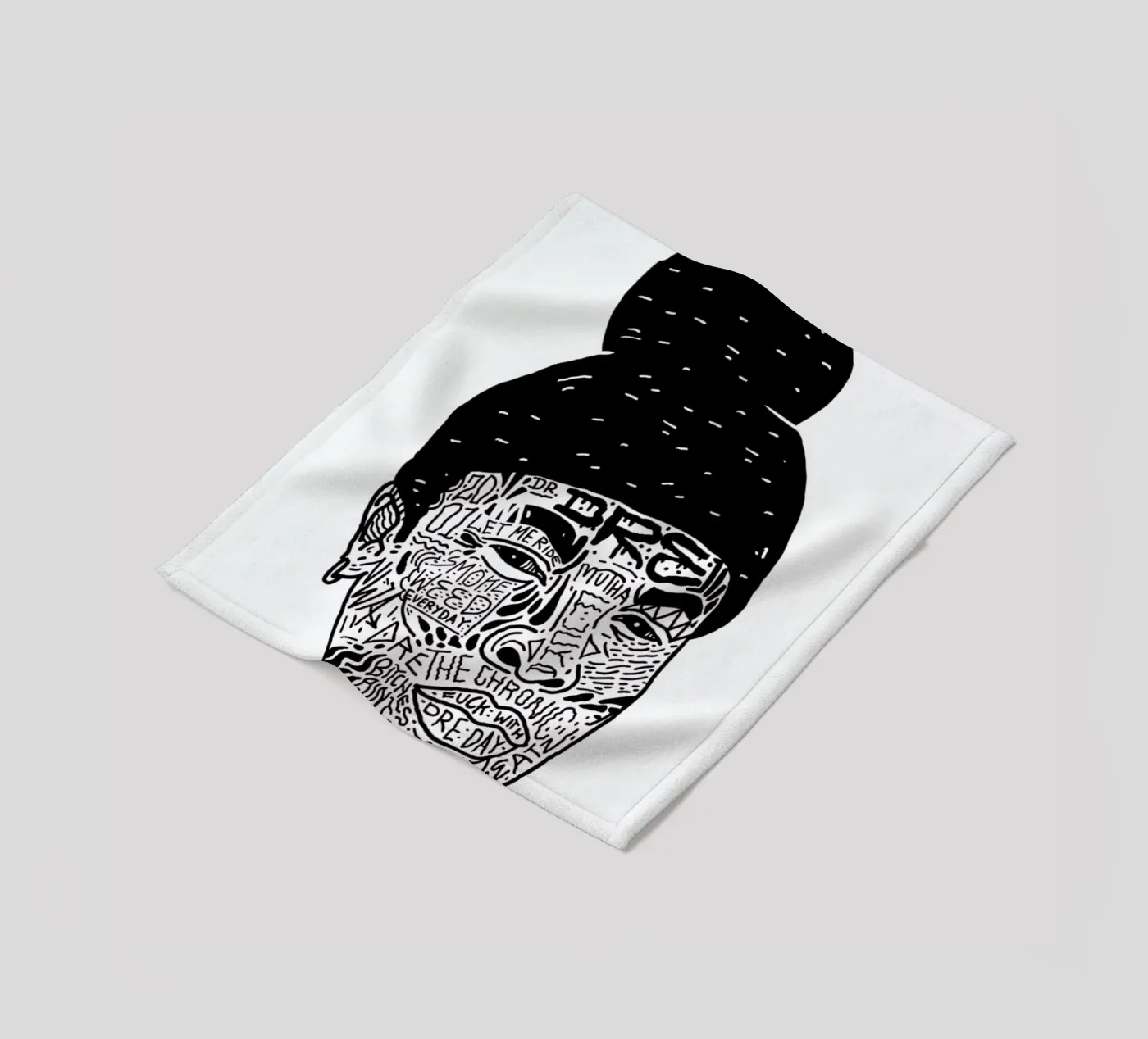Dr.Dre Fleecedecke von Nick Cocozza