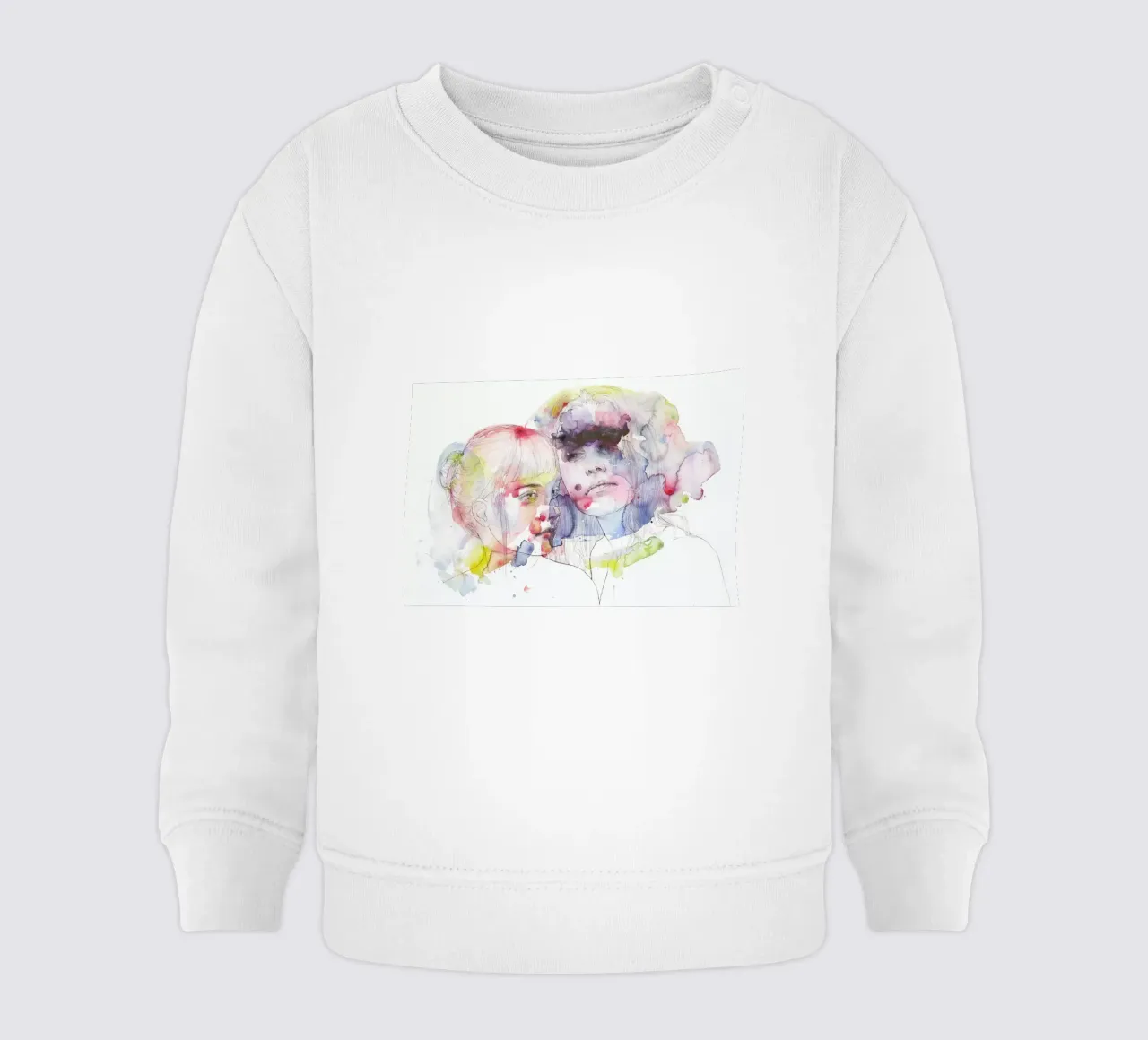 Looking for You on My Color Wave felpa neonato da agnes-cecile