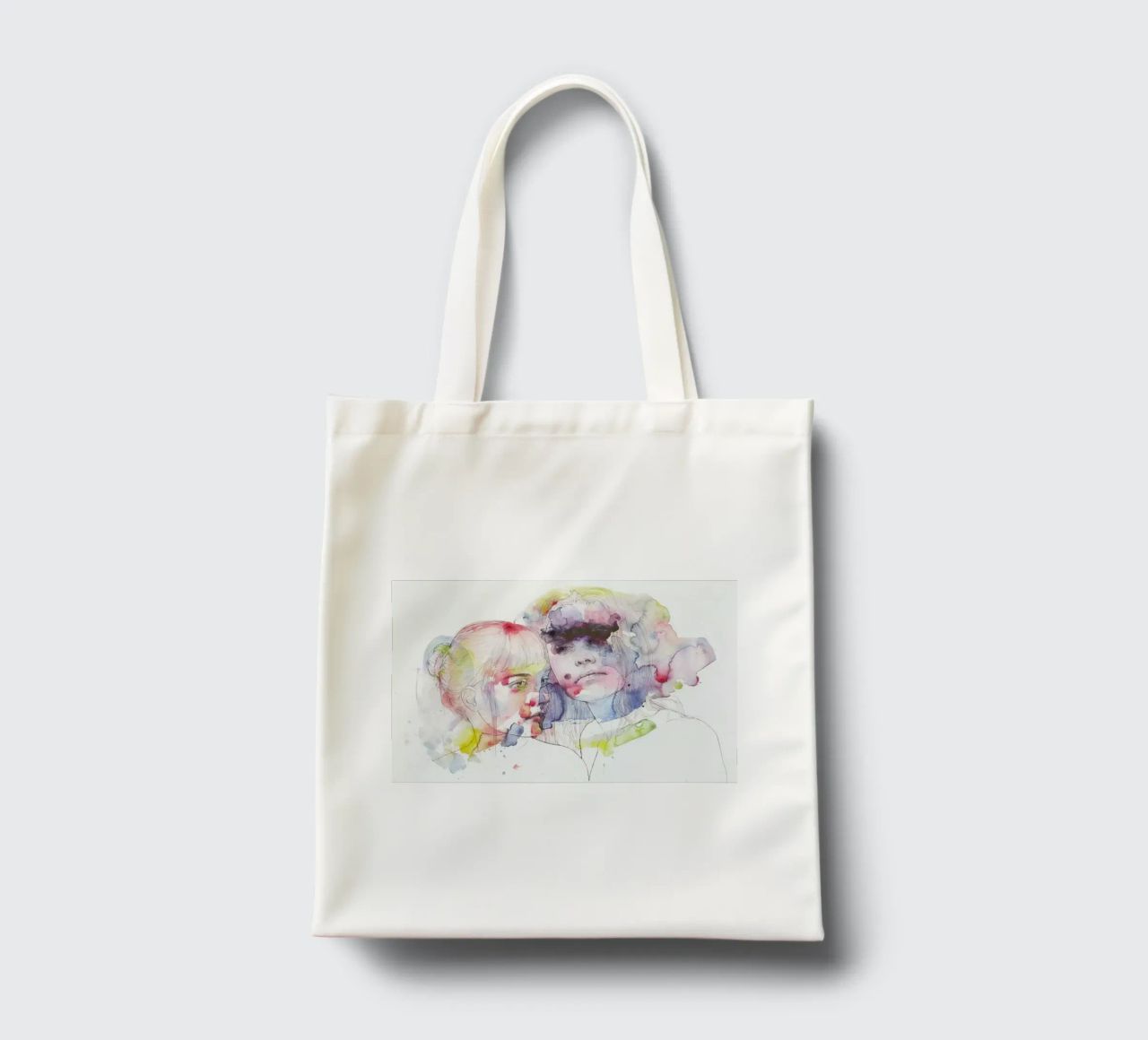 Looking for You on My Color Wave borsa in juta da agnes-cecile
