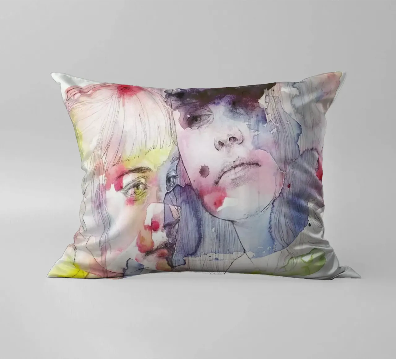 Looking for You on My Color Wave cuscino da agnes-cecile