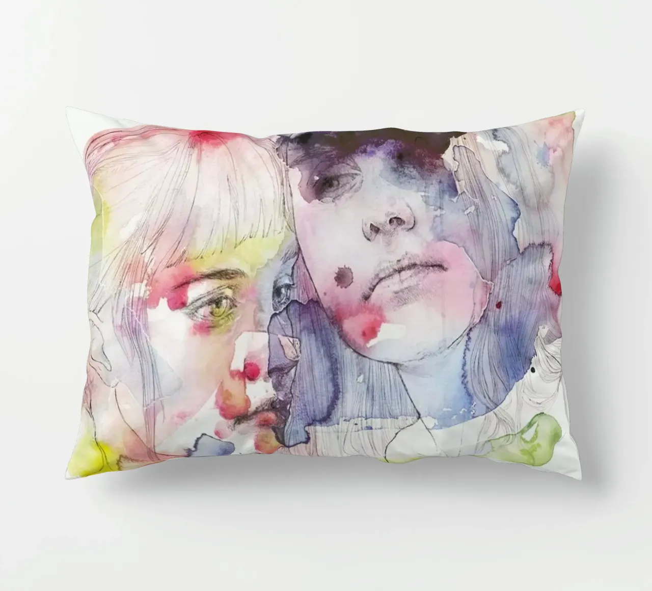 Looking for You on My Color Wave cuscino da agnes-cecile