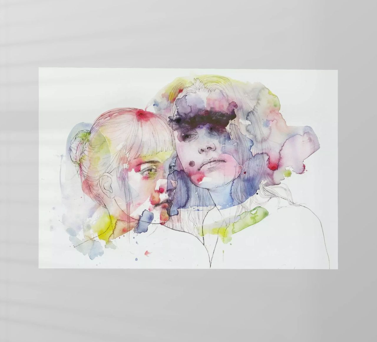 Looking for You on My Color Wave pellicola backlit da agnes-cecile