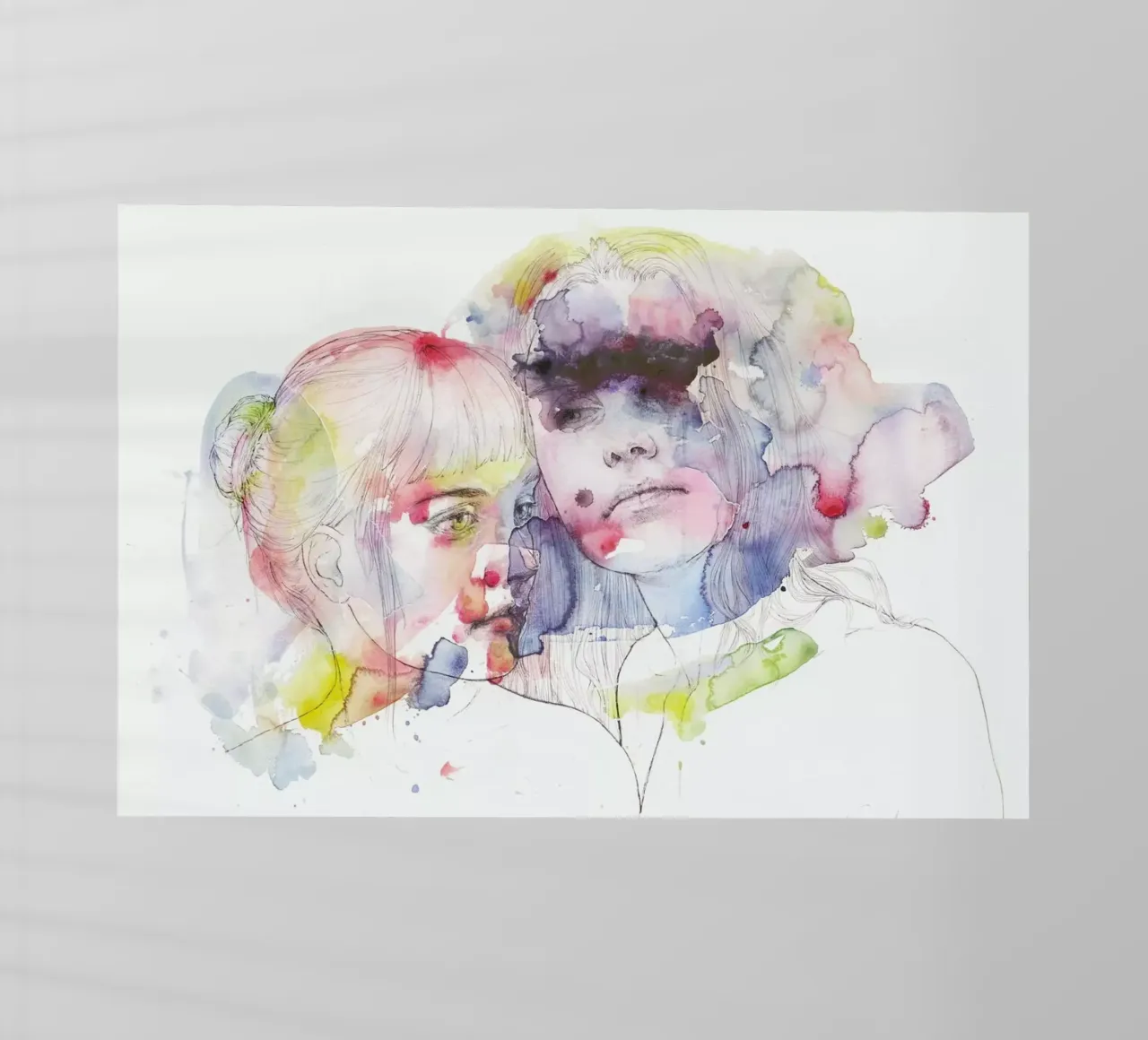 Looking for You on My Color Wave backlit film by agnes-cecile