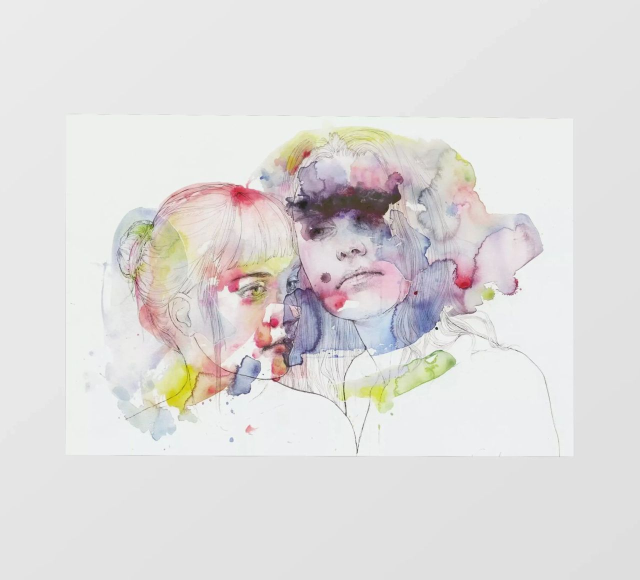 Looking for You on My Color Wave pellicola backlit da agnes-cecile