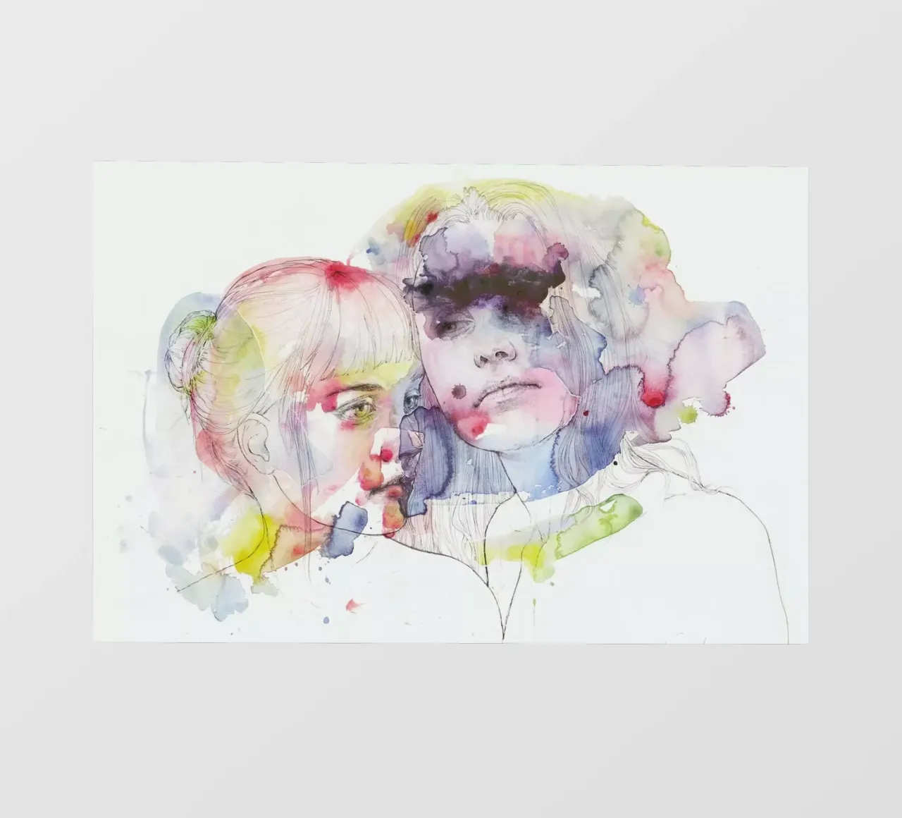 Looking for You on My Color Wave telo in pvc da agnes-cecile