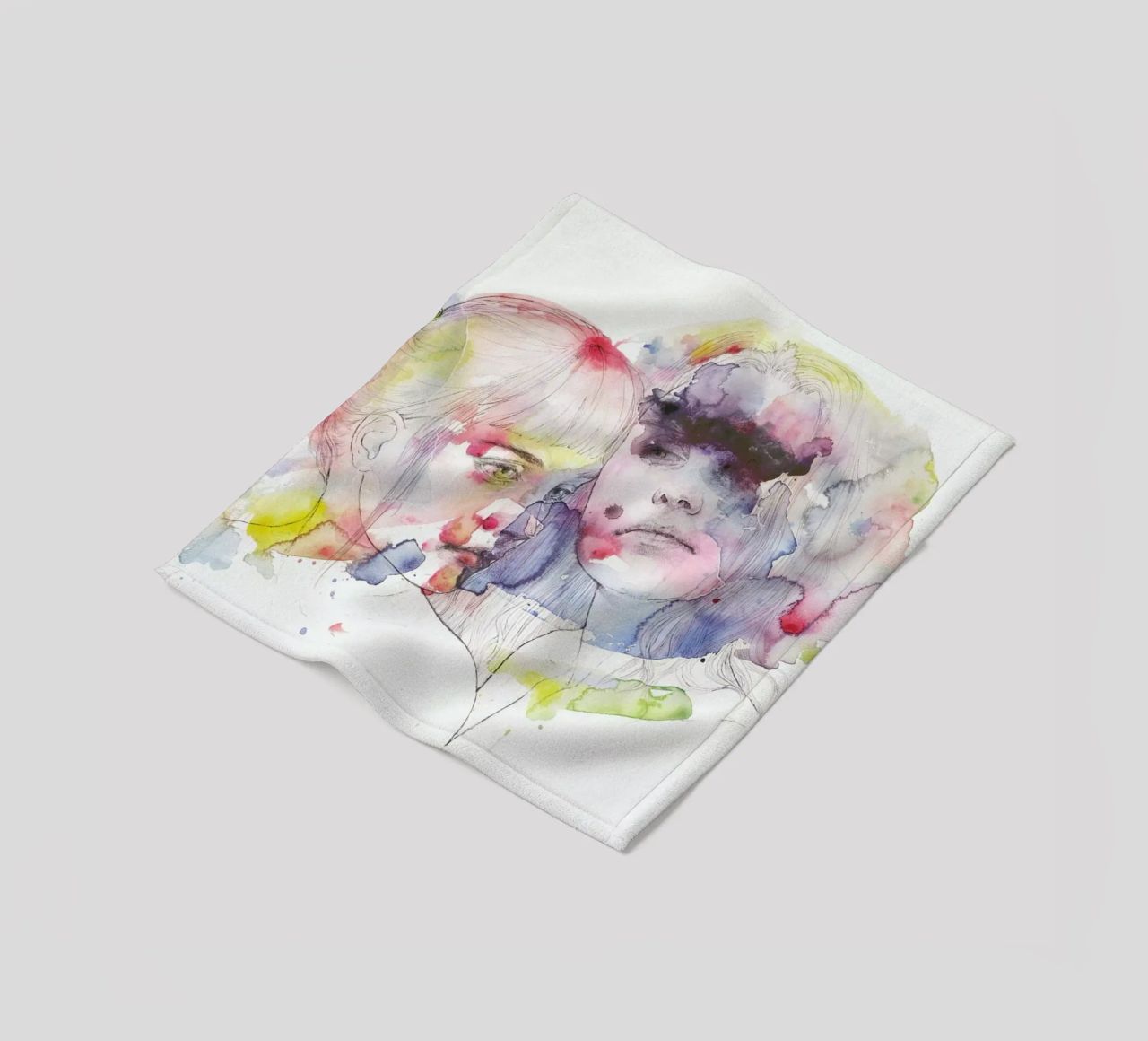 Looking for You on My Color Wave coperta in pile da agnes-cecile
