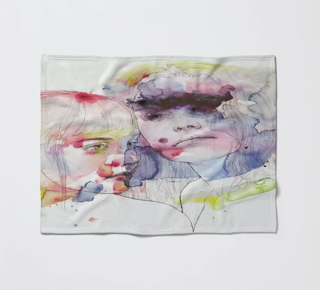 Looking for You on My Color Wave coperta in pile da agnes-cecile