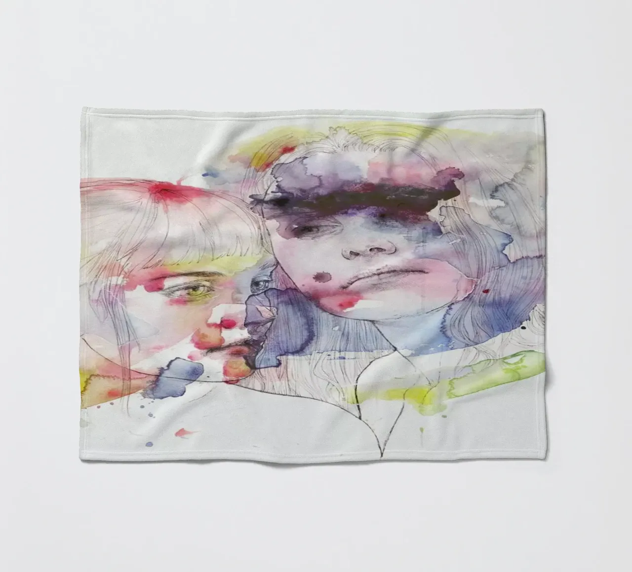 Looking for You on My Color Wave coperta in pile da agnes-cecile