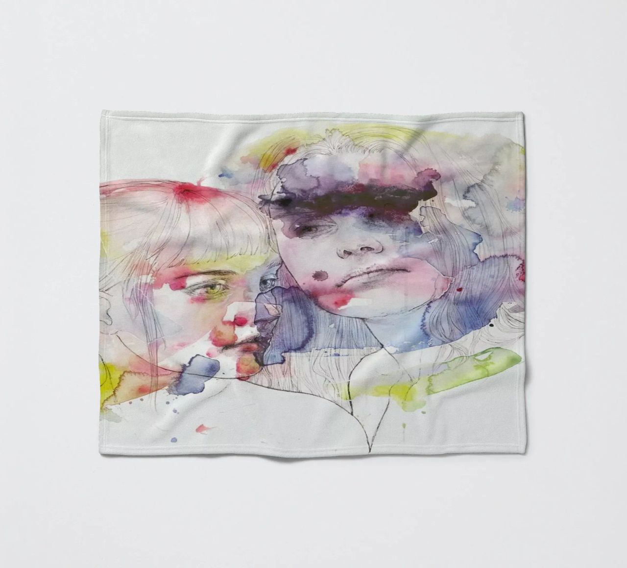 Looking for You on My Color Wave coperta in pile da agnes-cecile