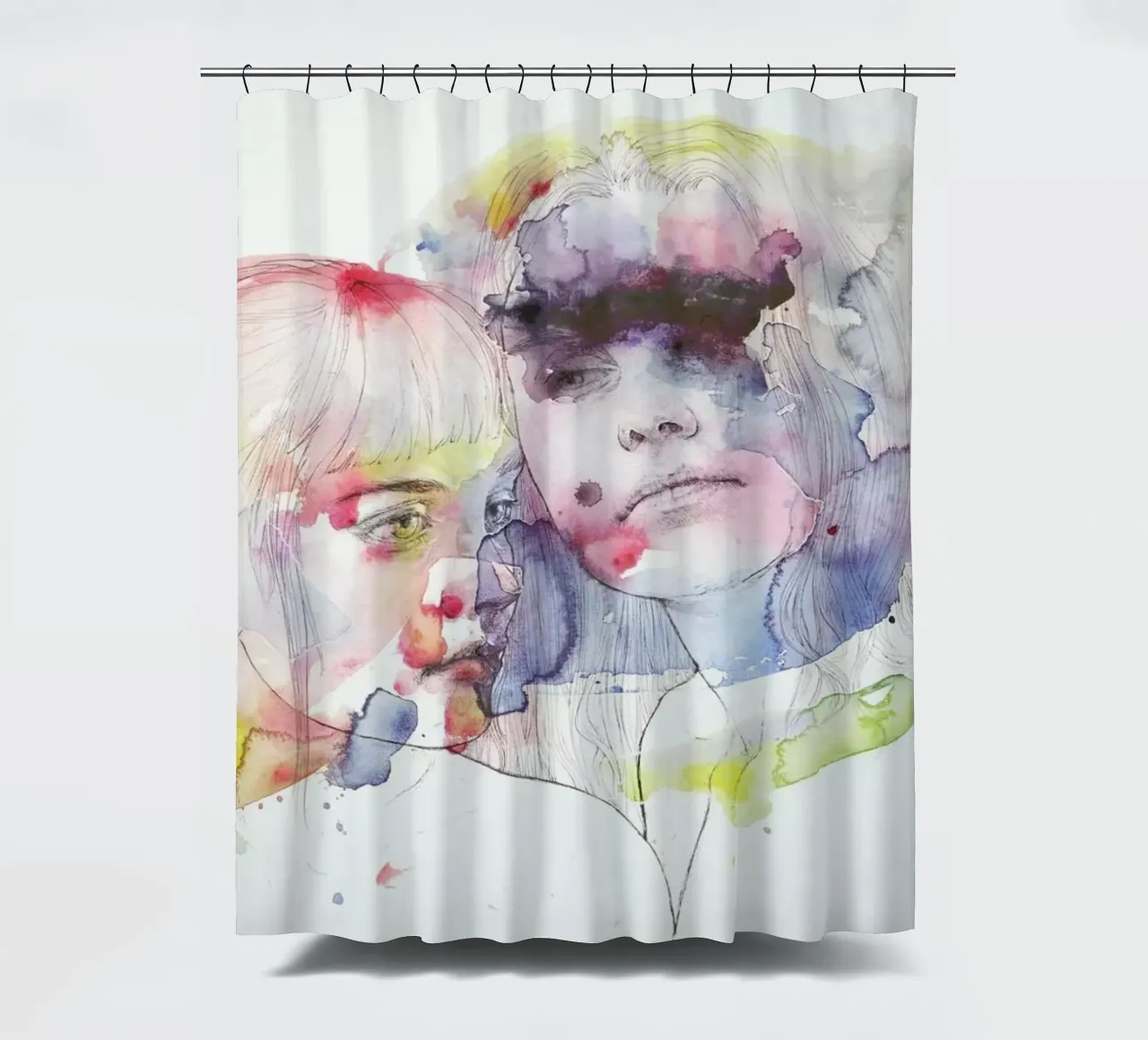 Looking for You on My Color Wave tenda da doccia da agnes-cecile