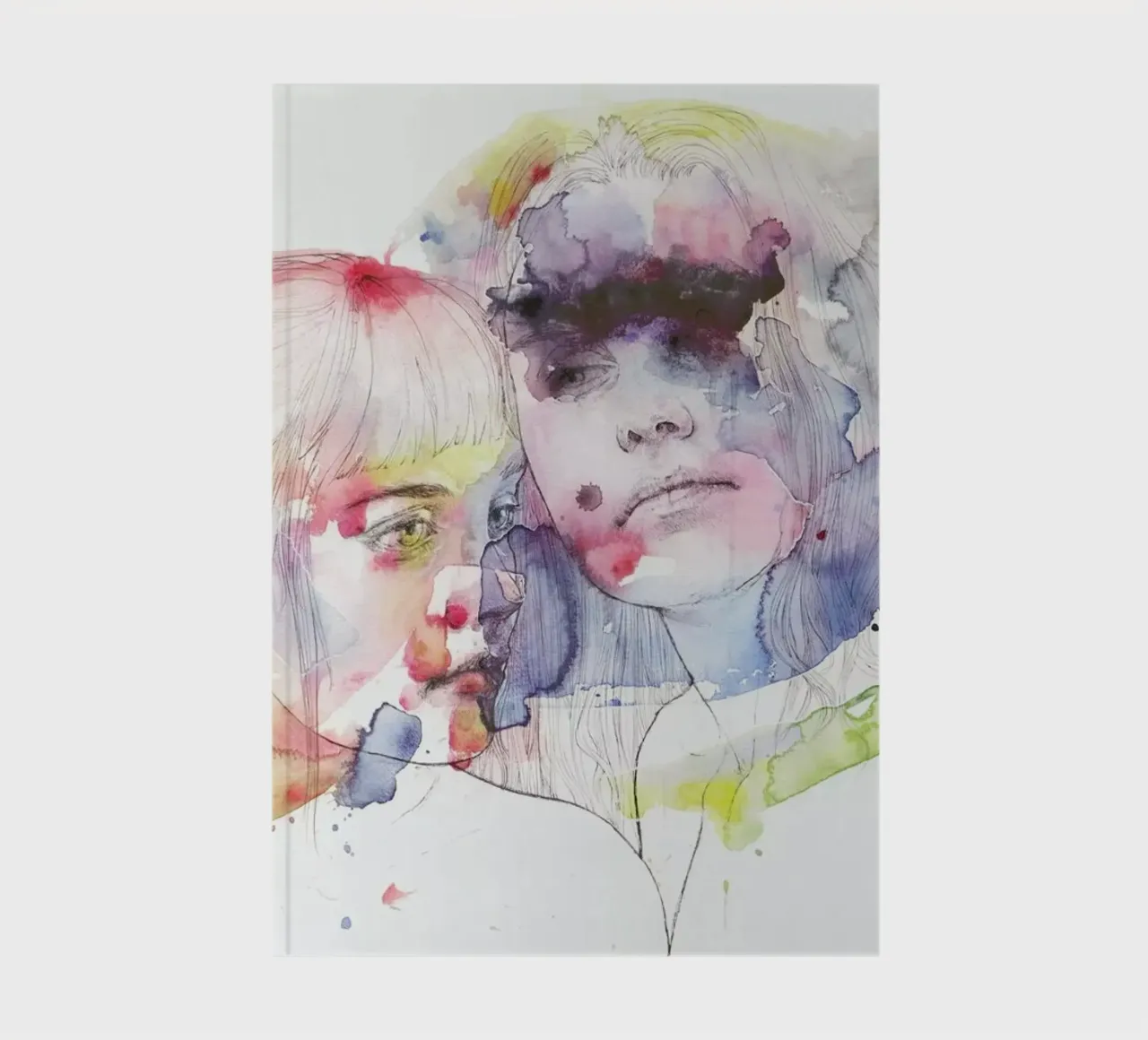Looking for You on My Color Wave notitieboek van agnes-cecile
