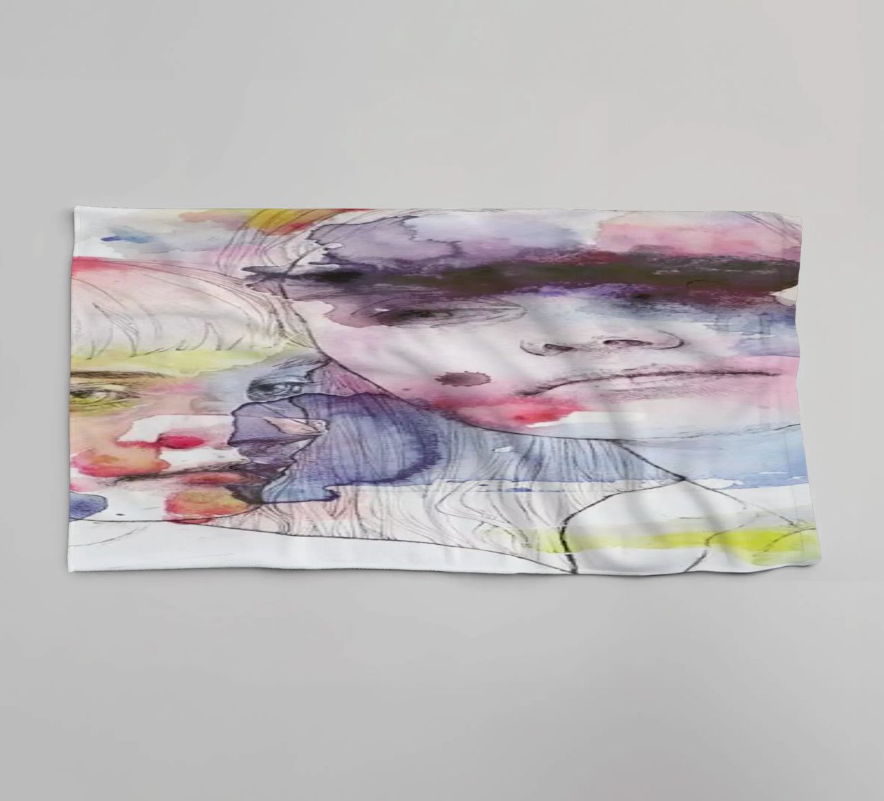 Looking for You on My Color Wave asciugamano da bagno da agnes-cecile