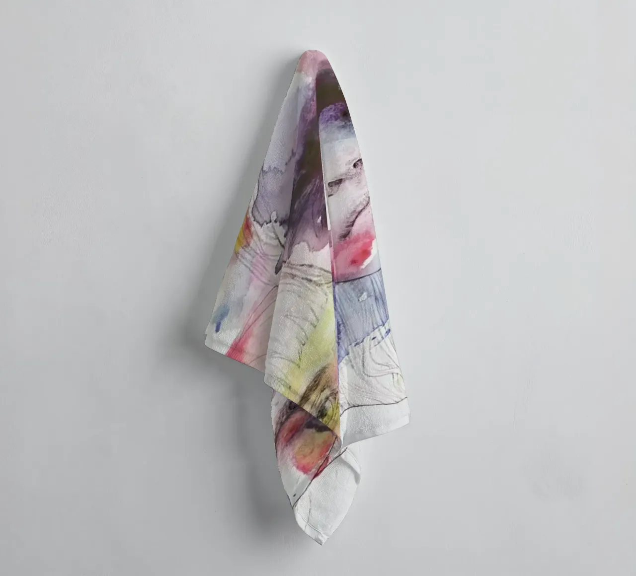 Looking for You on My Color Wave towel by agnes-cecile