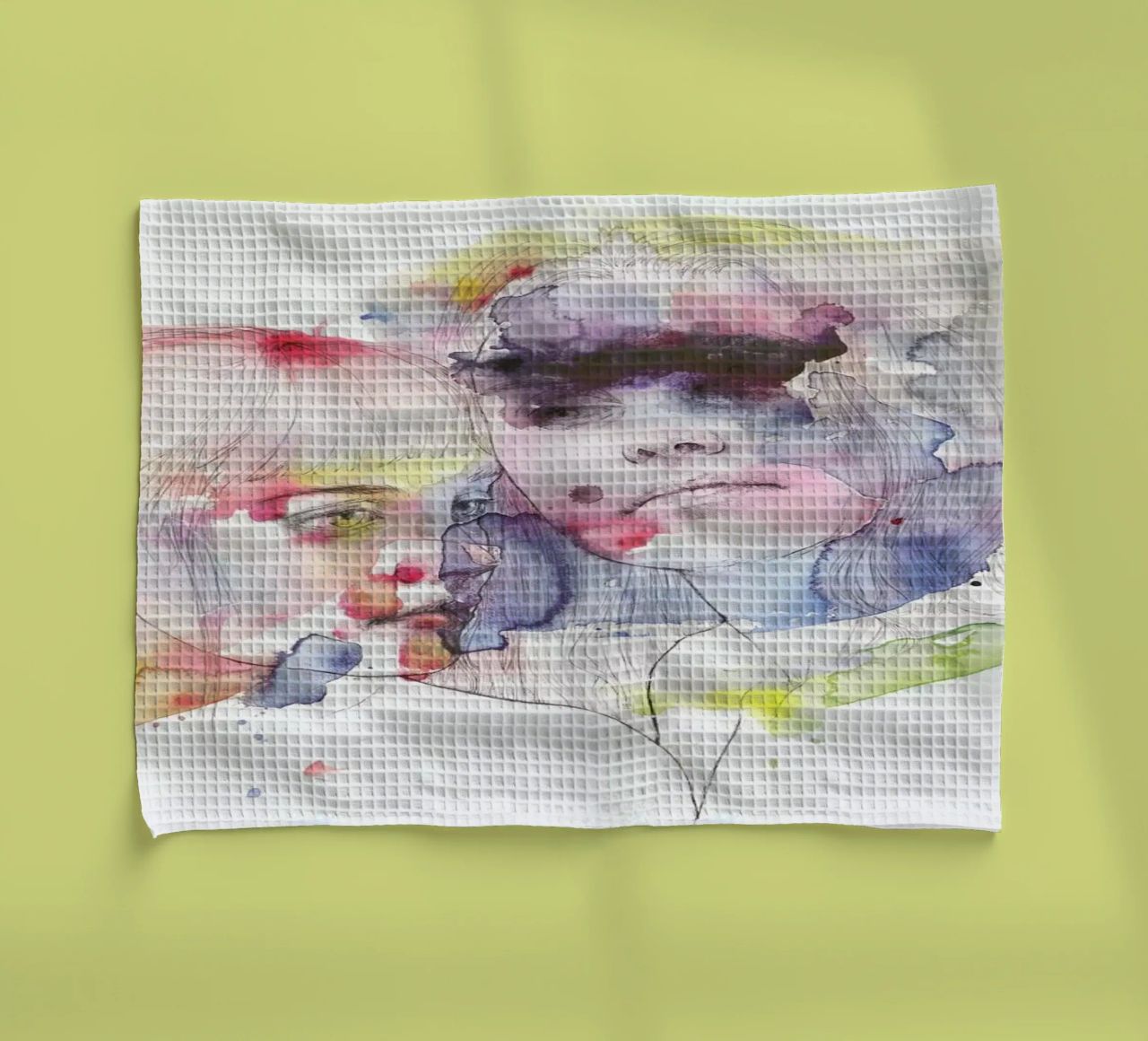 Looking for You on My Color Wave canovaccio da cucina da agnes-cecile