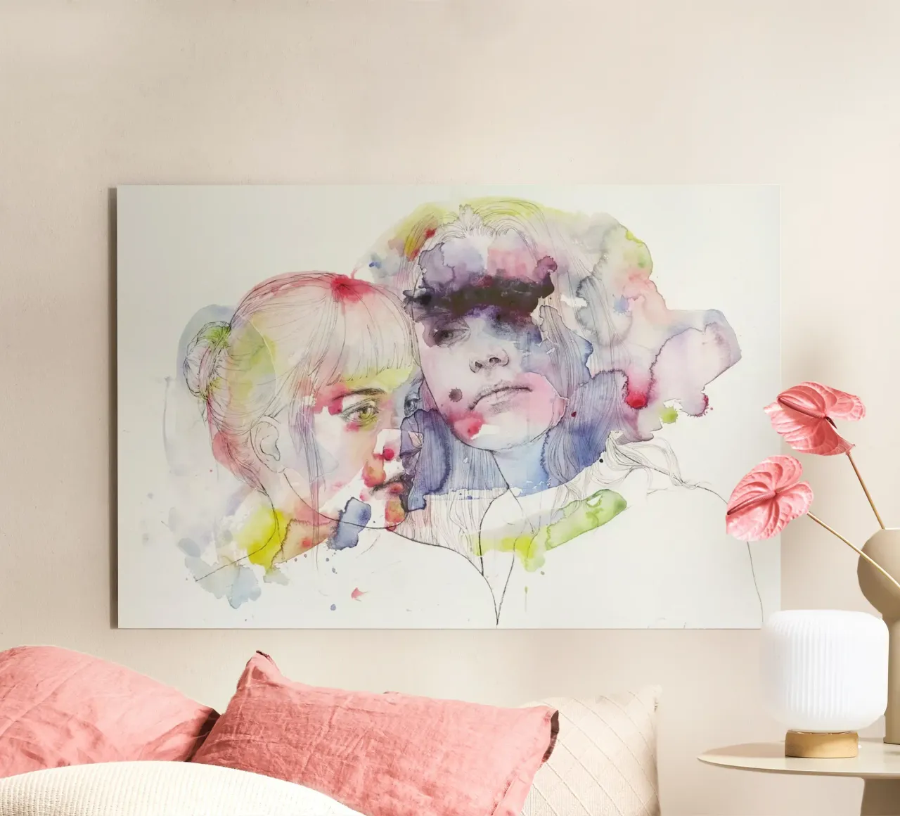 Looking for You on My Color Wave pannello forex da agnes-cecile