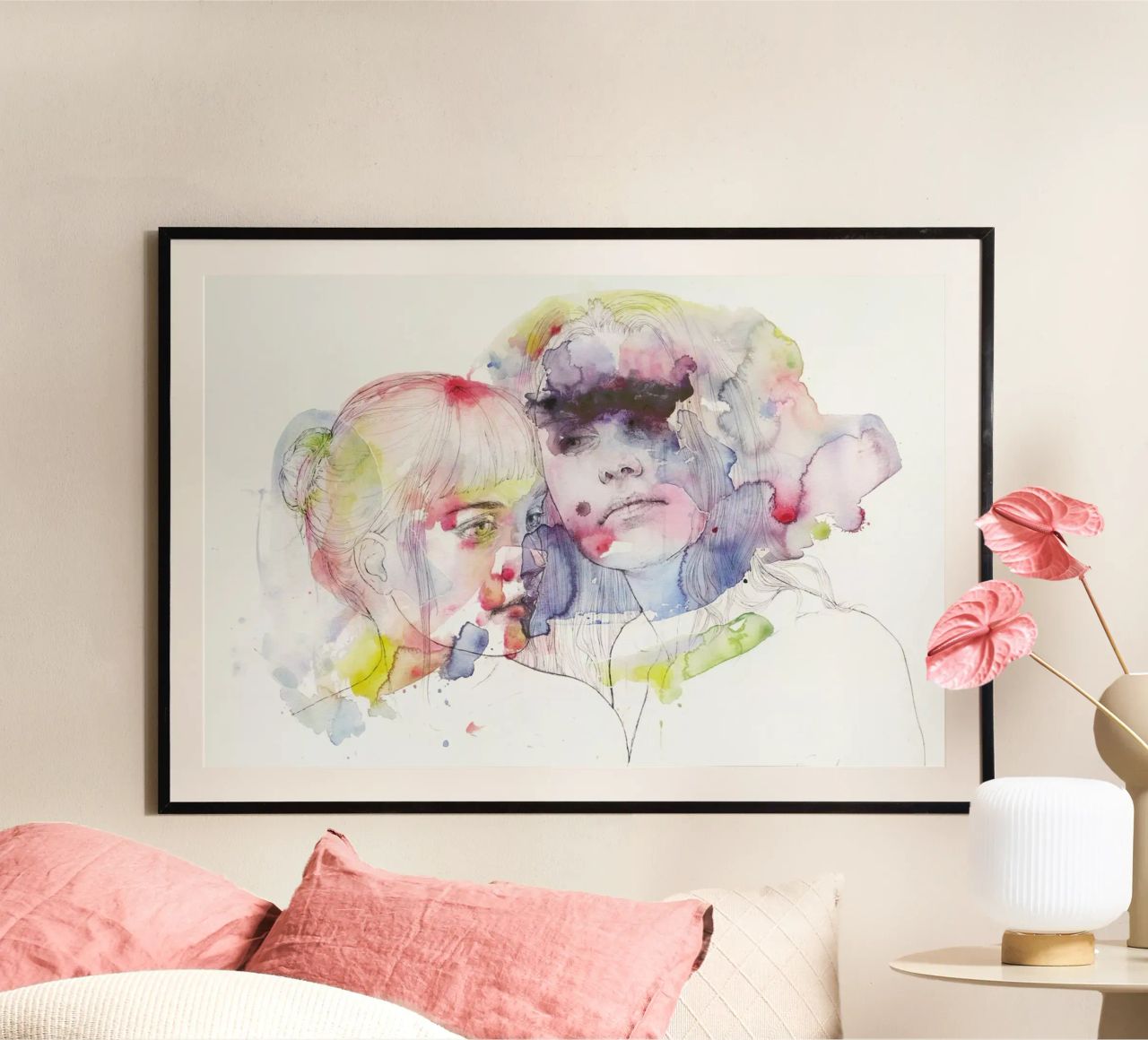 Looking for You on My Color Wave carta hahnemühle da agnes-cecile